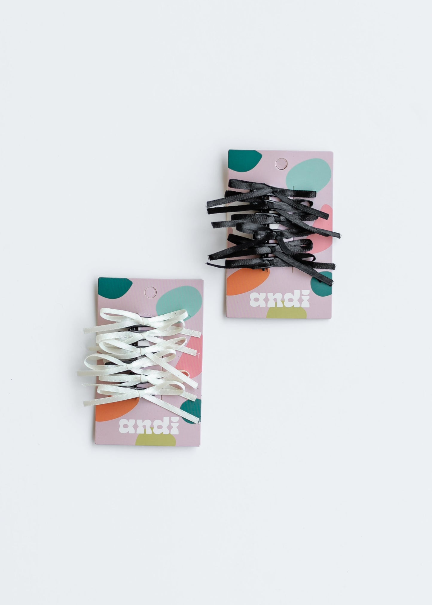 Mini Bow Clip 6pc