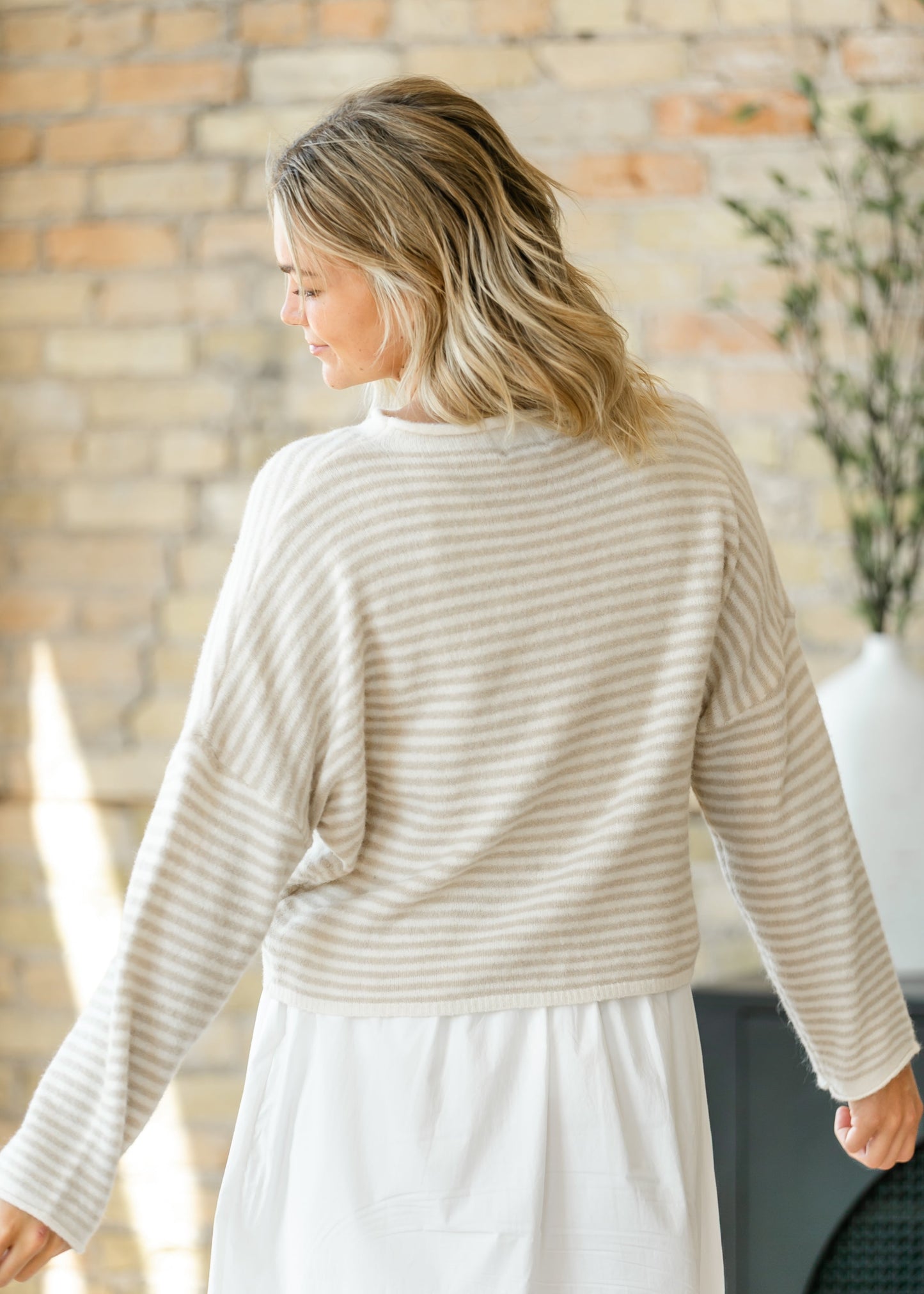 Mini Striped Piper Cardigan