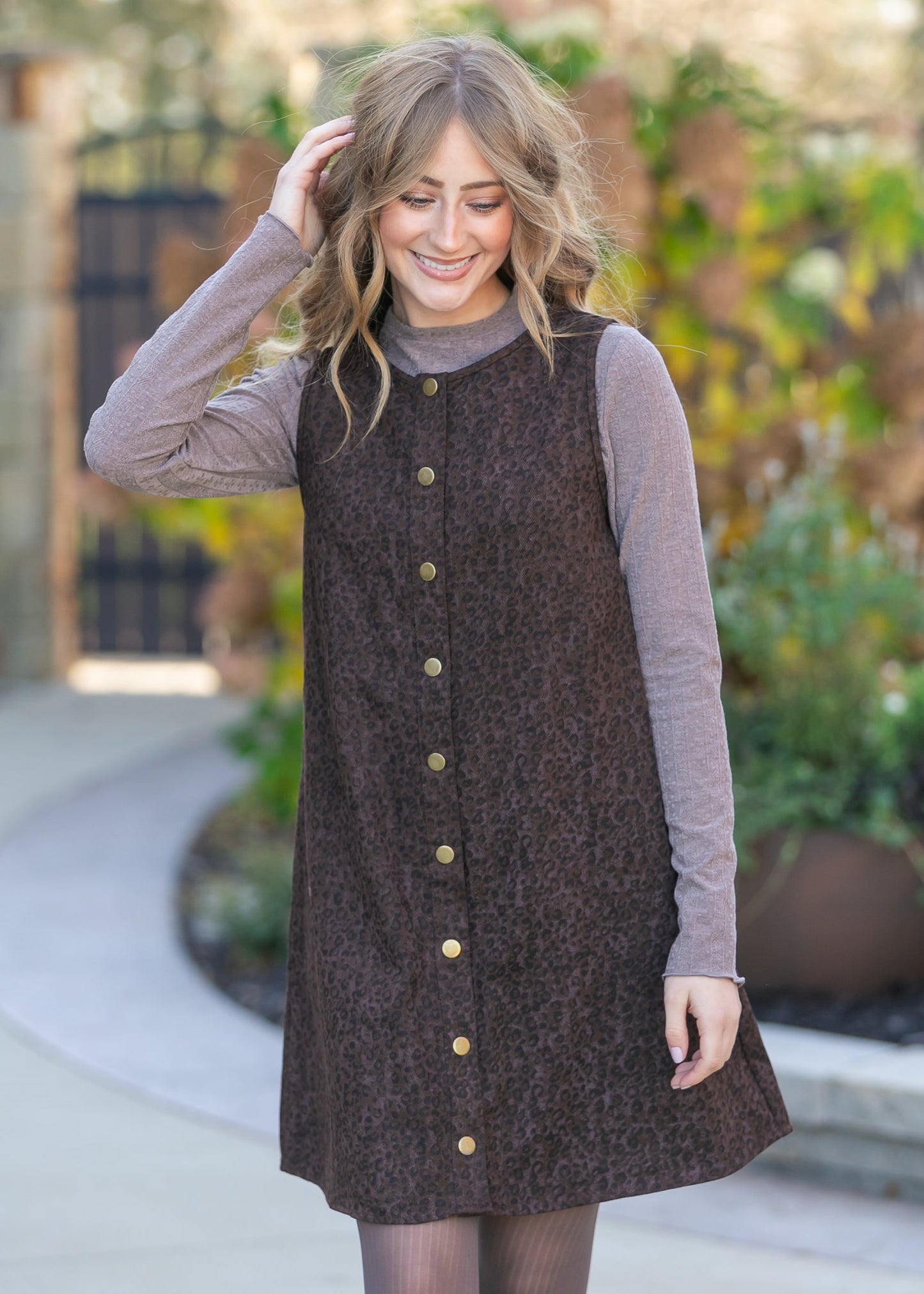 Mock Neck Long Sleeve Top