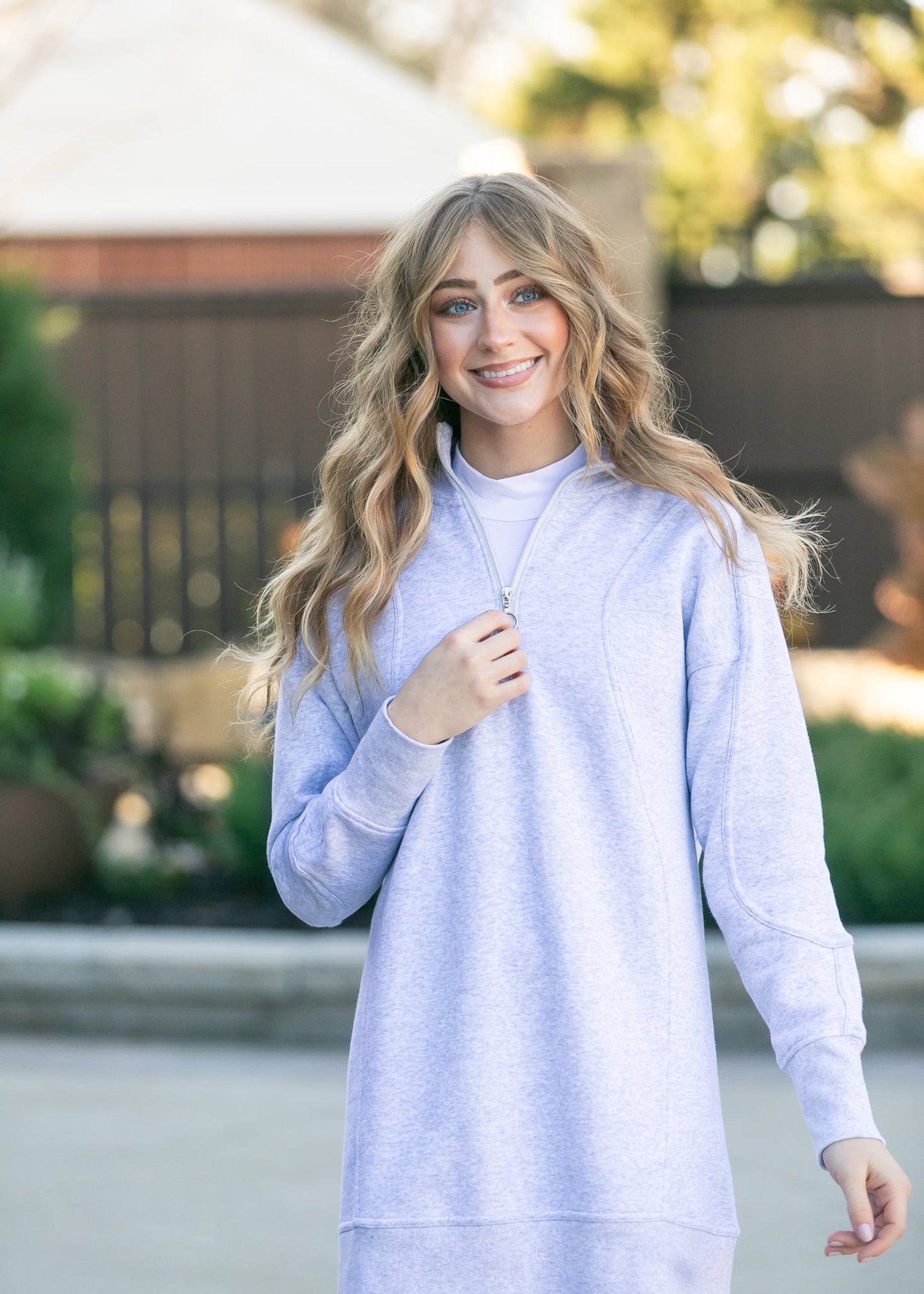 Mockneck Elbow Sleeve Halftee