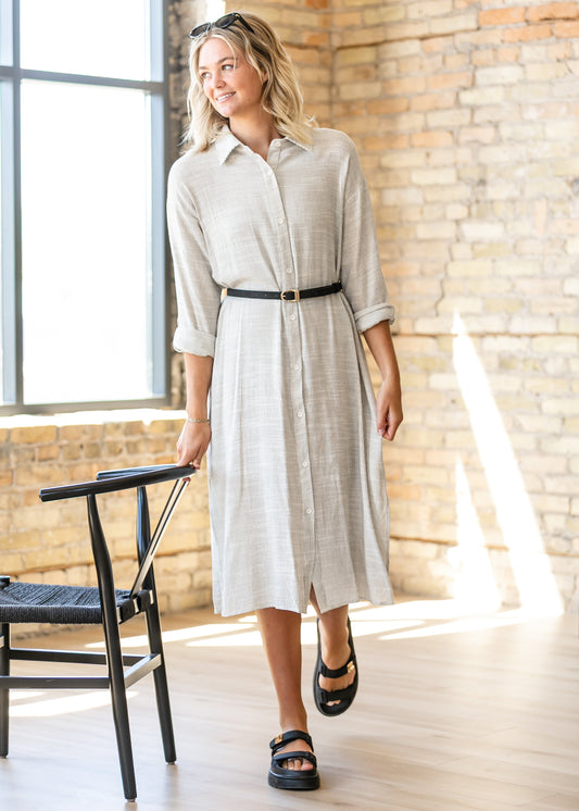 Sadie & Sage® Mojave Duster Shirt Midi Dress - FINAL SALE