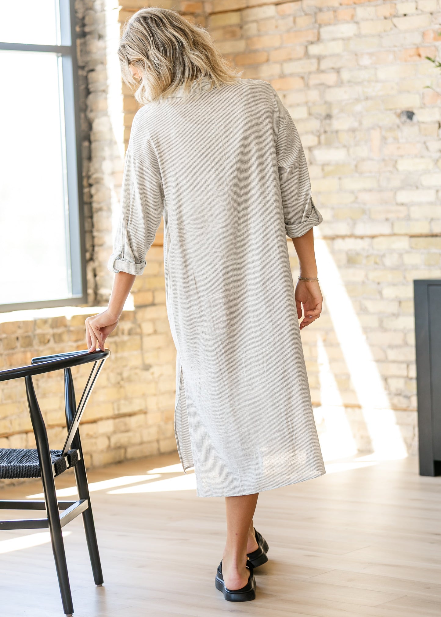 Sadie & Sage® Mojave Duster Shirt Midi Dress - FINAL SALE