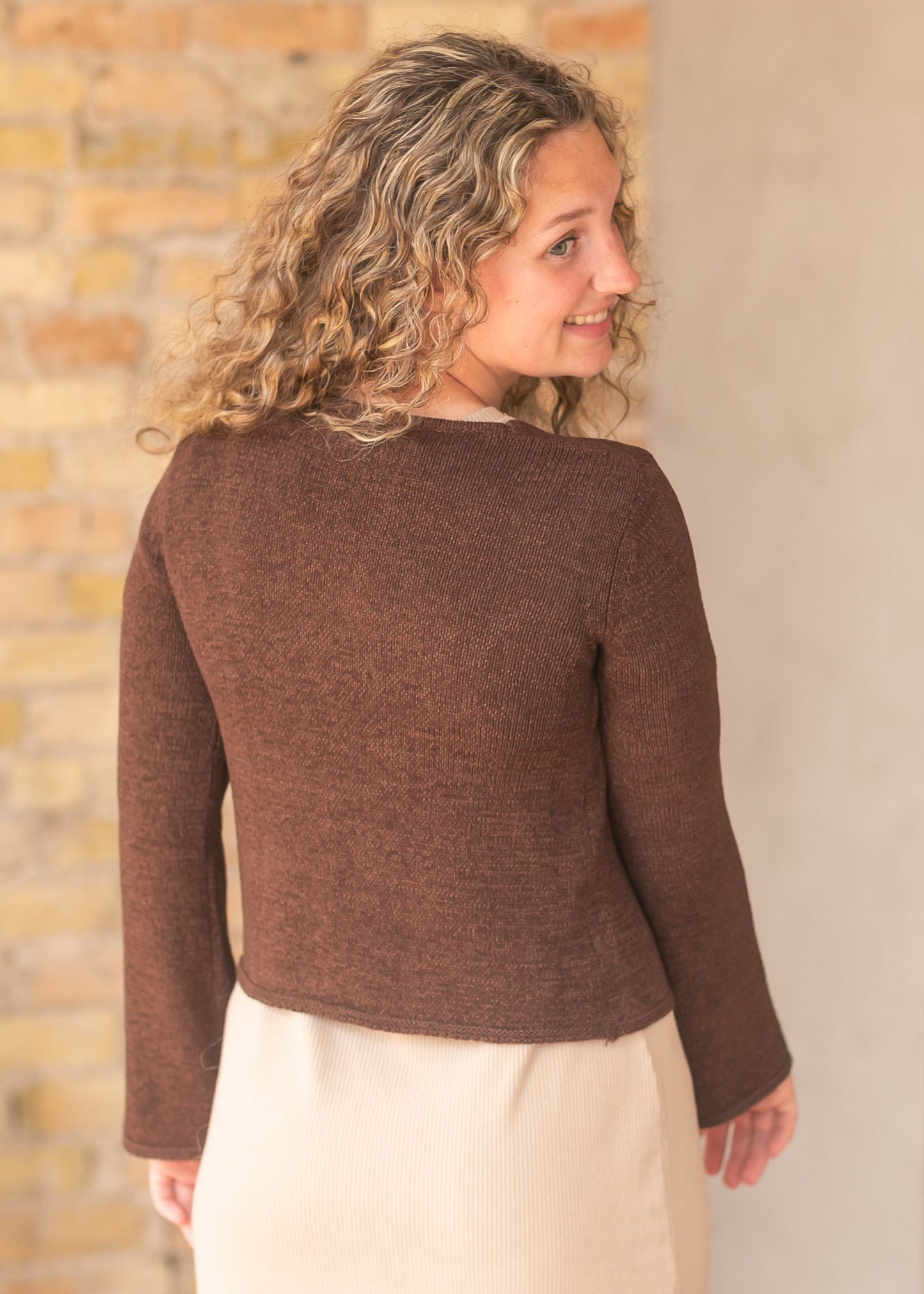 Multi Tie Front Knit Cardigan