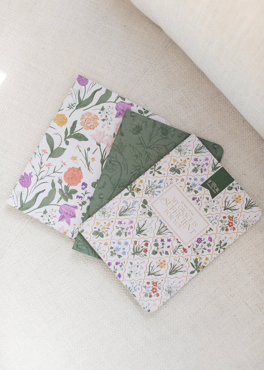 My Grace Is Sufficient Notebook Set - 3 pc