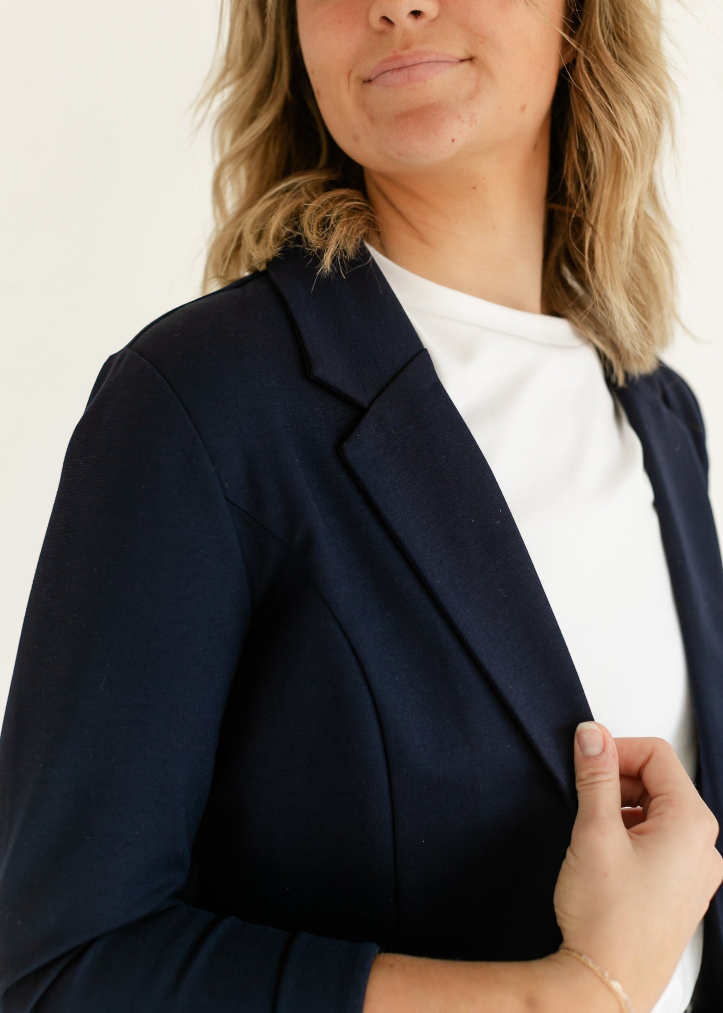 LIVERPOOL® Navy Princess Dart Relaxed Fit Blazer - FINAL SALE