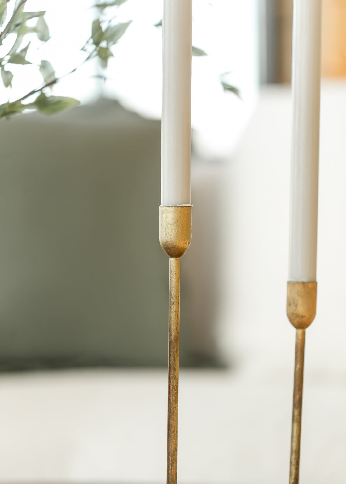 Old Brass Candle Holder - FINAL SALE