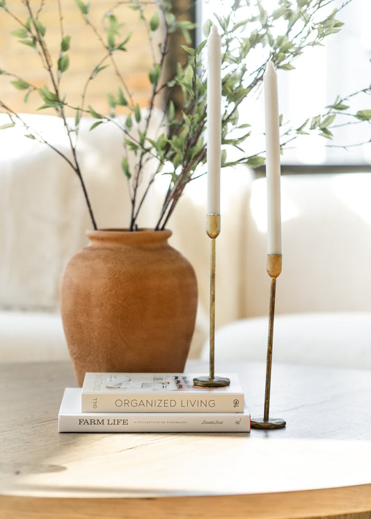 Old Brass Candle Holder - FINAL SALE