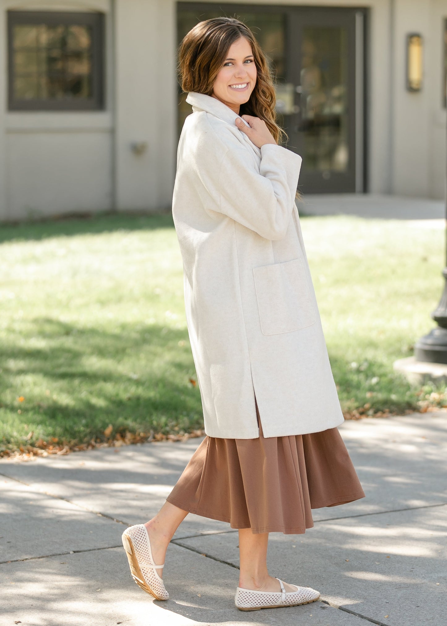Out of Town Open Front Coat
