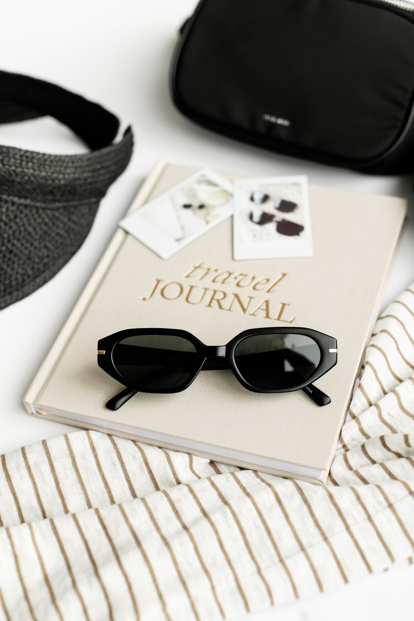 Oval Angled Acetate Sunglasses - FINAL SALE