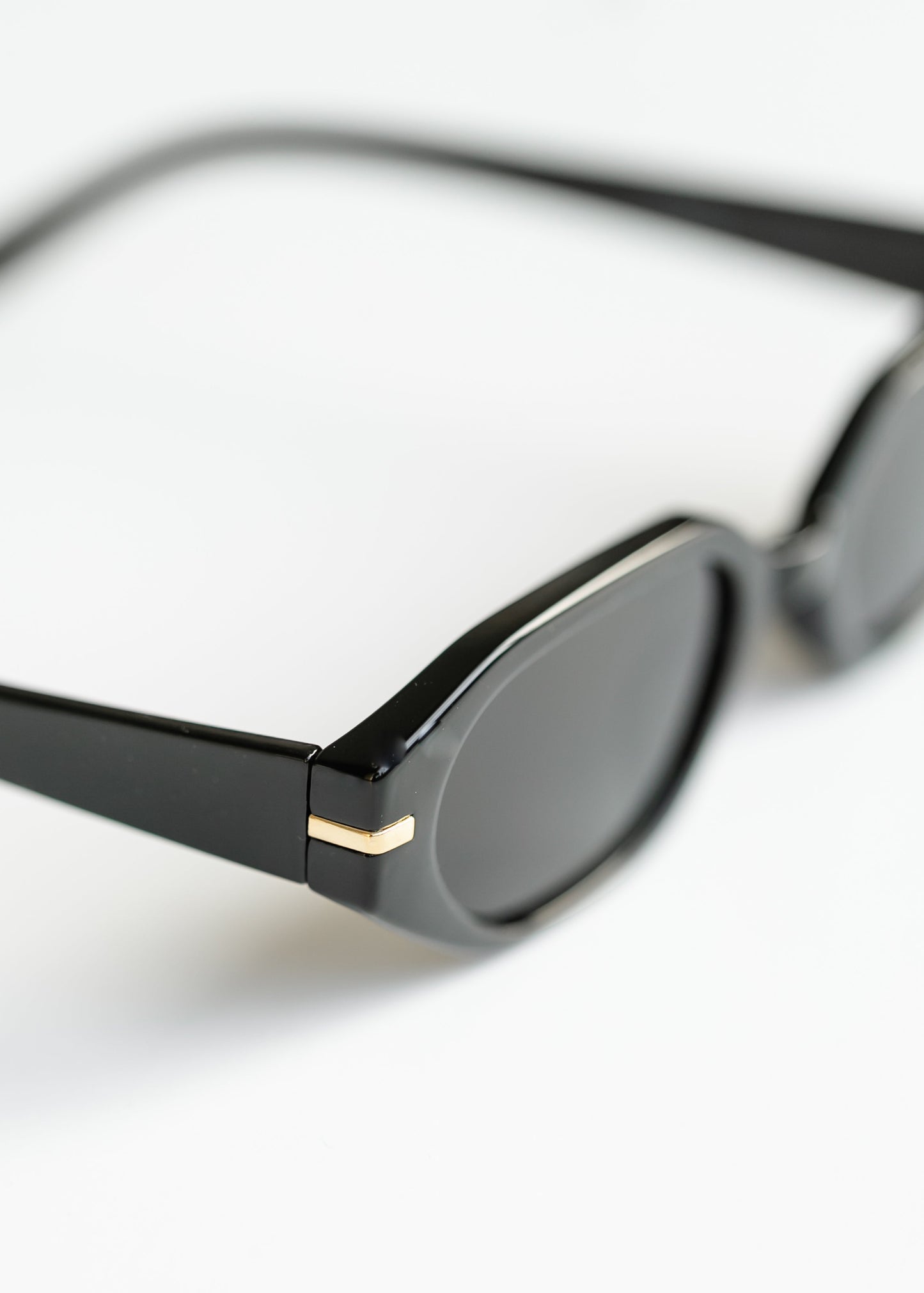 Oval Angled Acetate Sunglasses - FINAL SALE