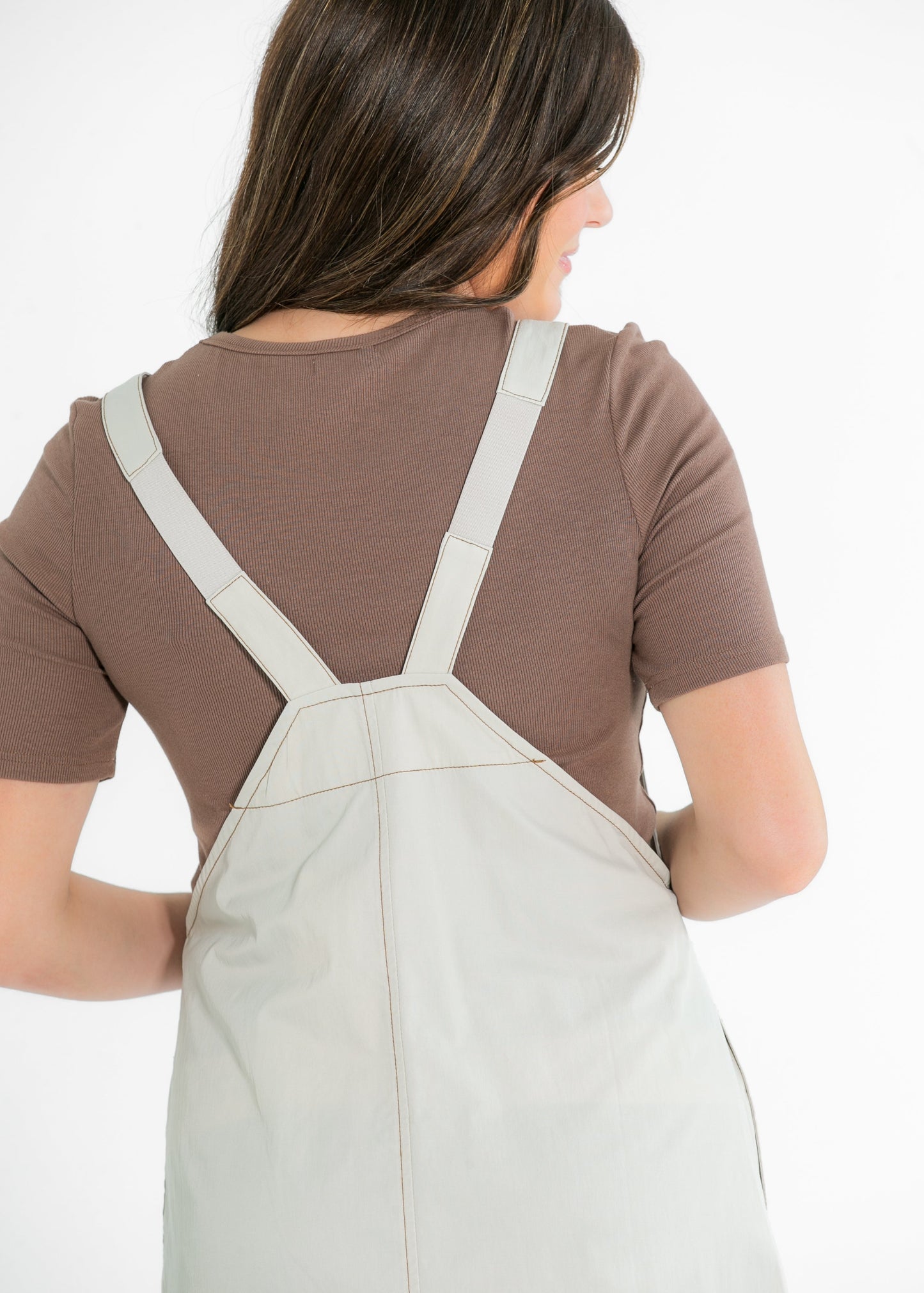 Overall Jumper Stone Wash Maxi Dress - FINAL SALE