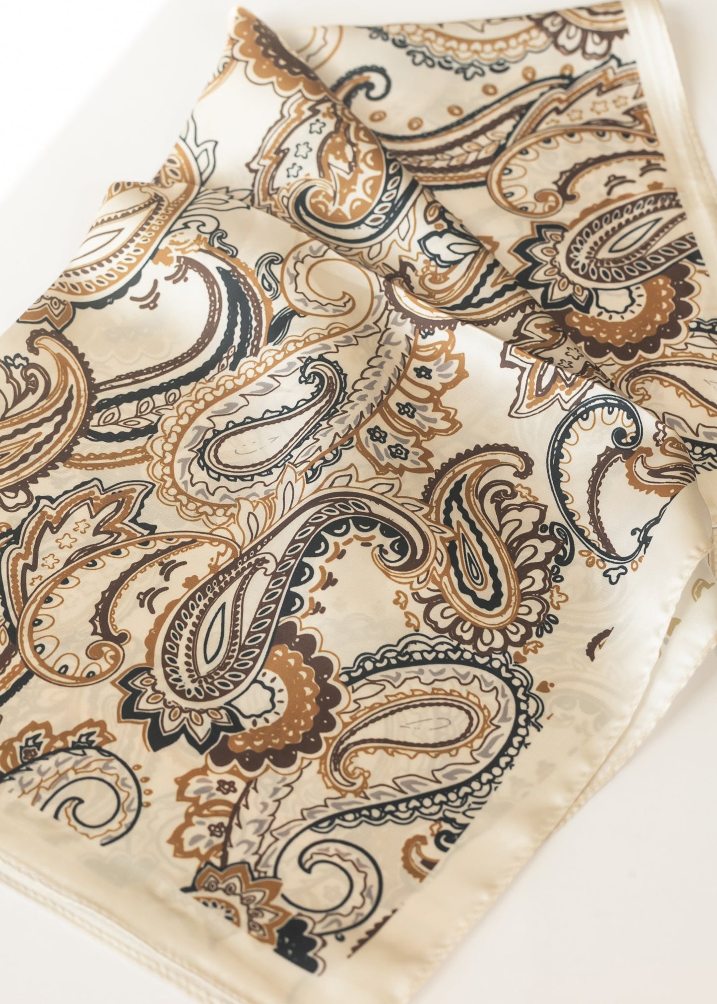 Paisley Printed Silky Bandana