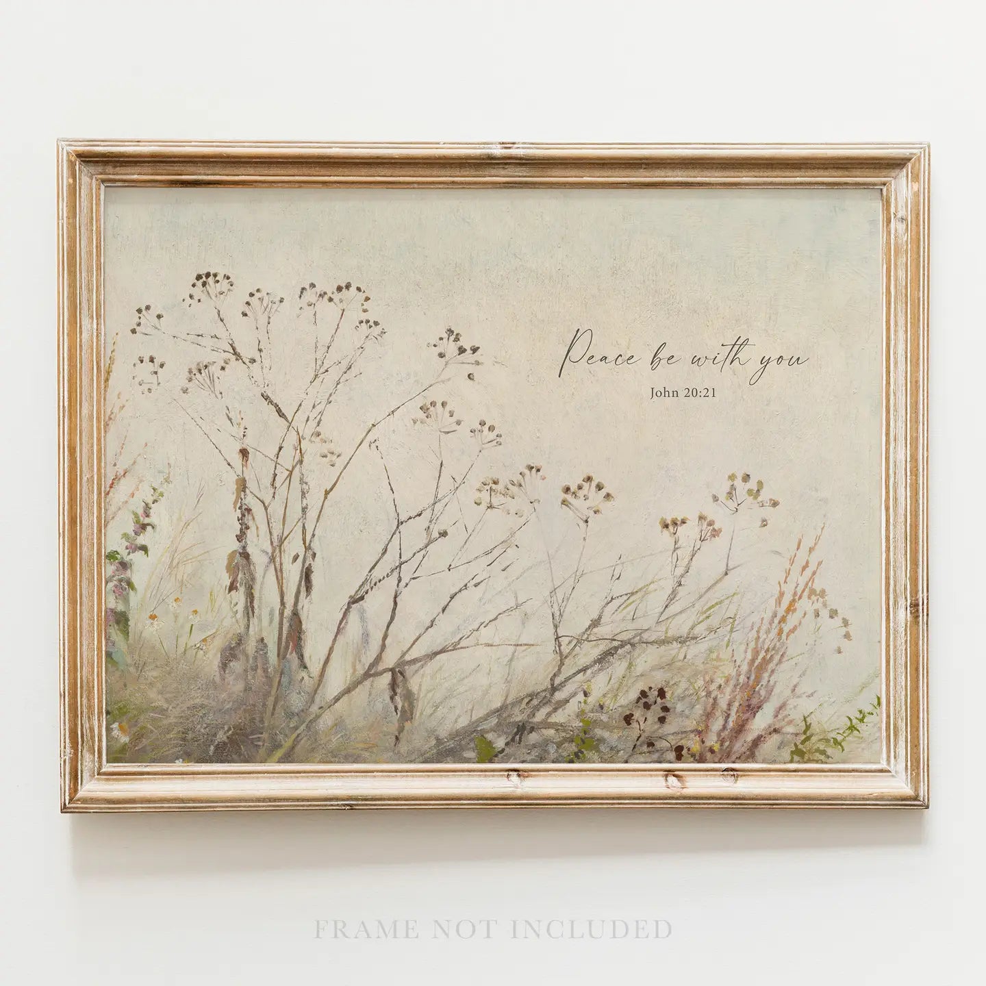 Peace Be With You Christian Art Print - FINAL SALE