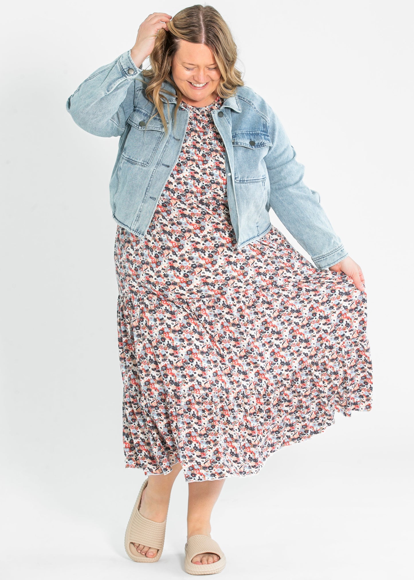 Penelope Floral Midi Dress - FINAL SALE