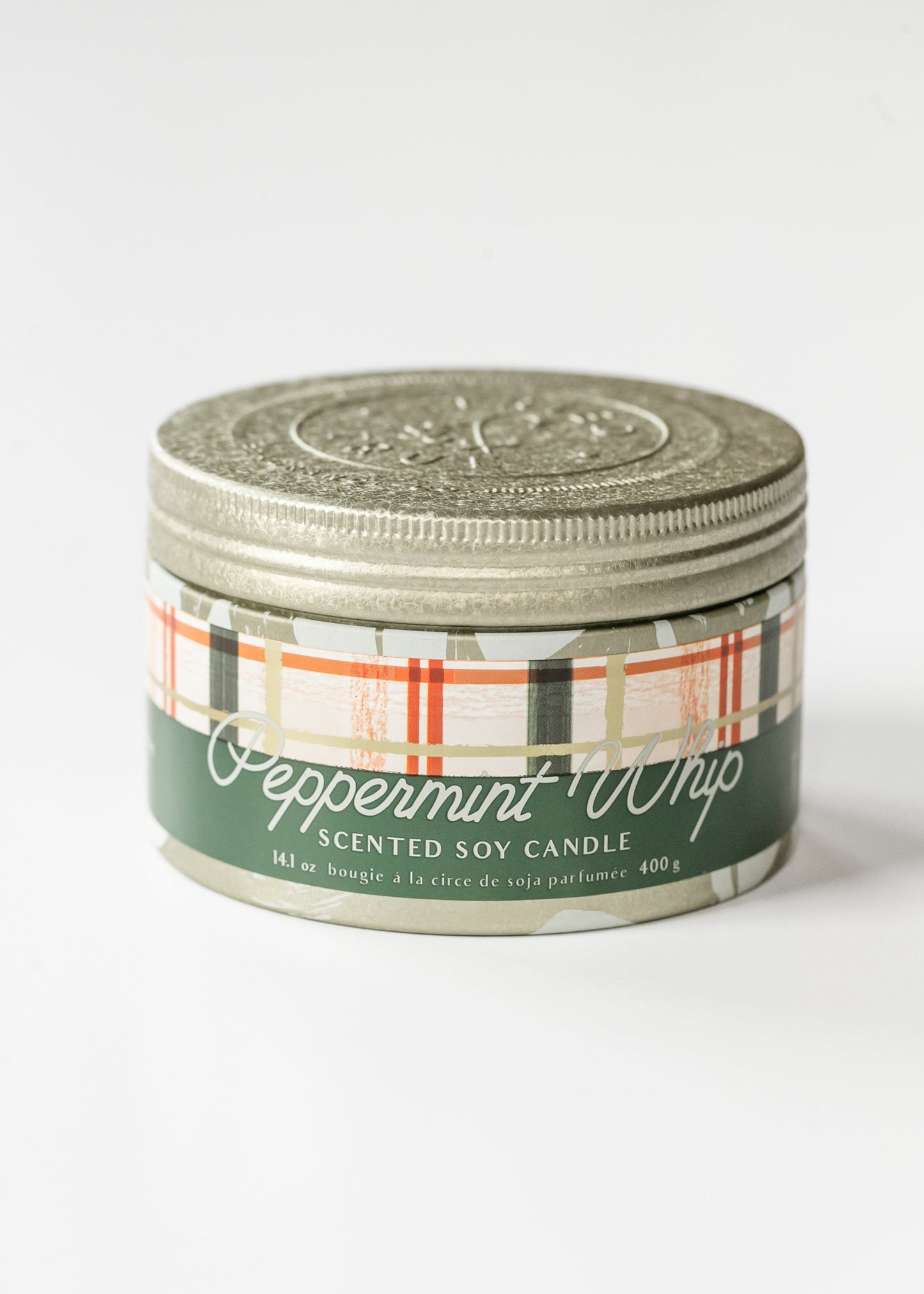Peppermint Whip Large Tin Candle - FINAL SALE