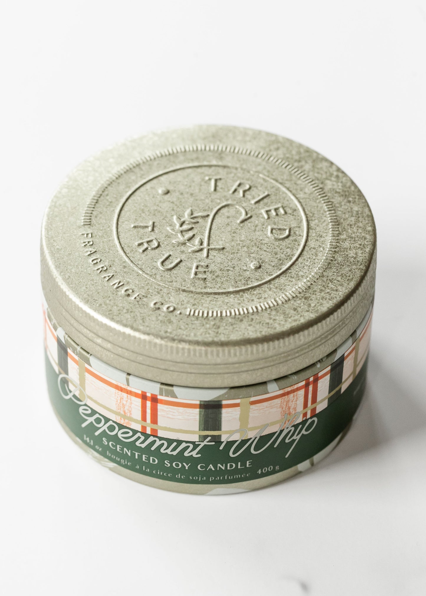Peppermint Whip Large Tin Candle - FINAL SALE