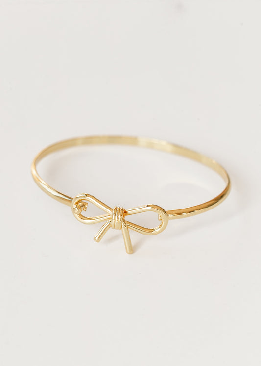 Petite Bow Bangle Bracelet