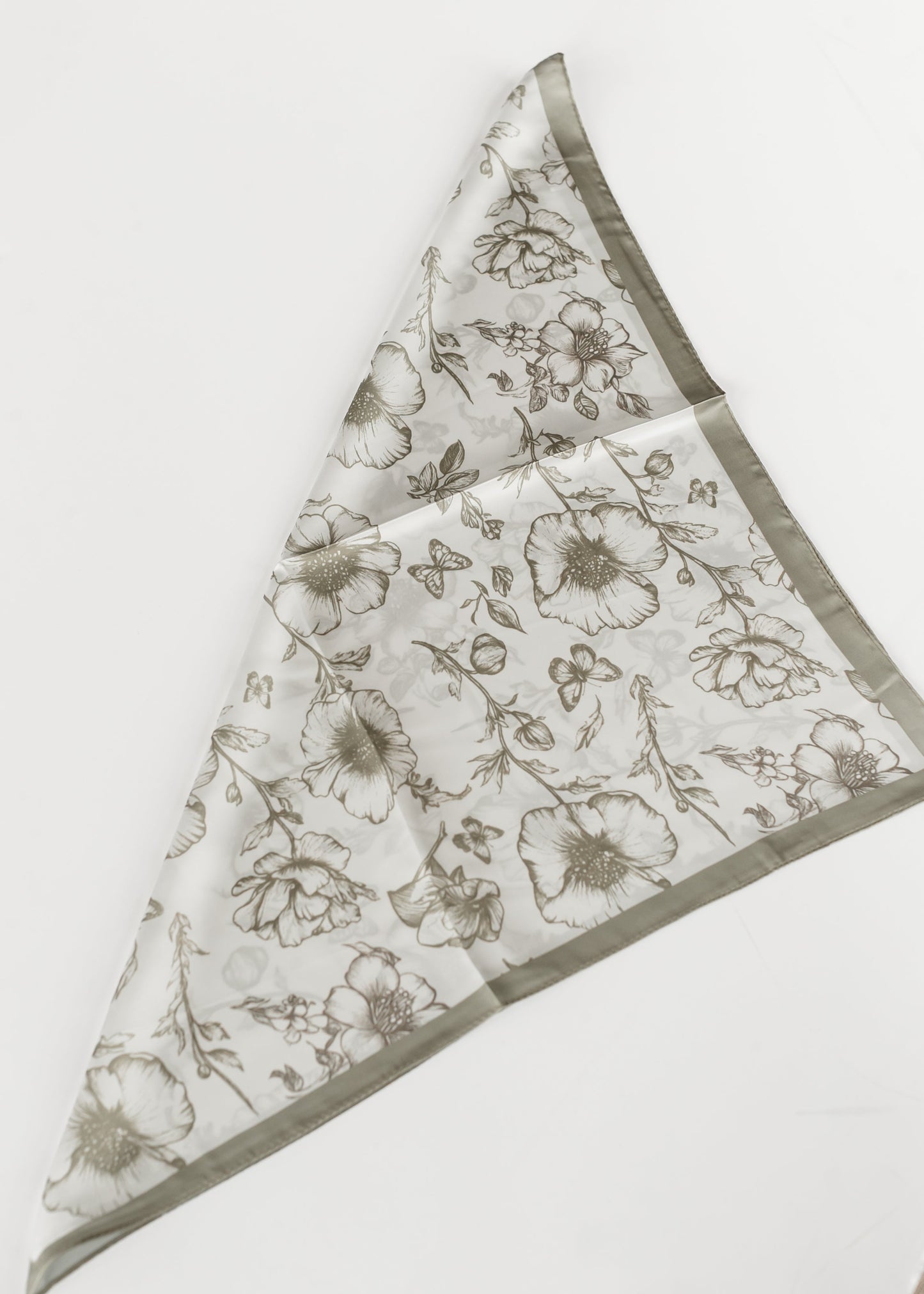 Petite Floral Silky Scarf