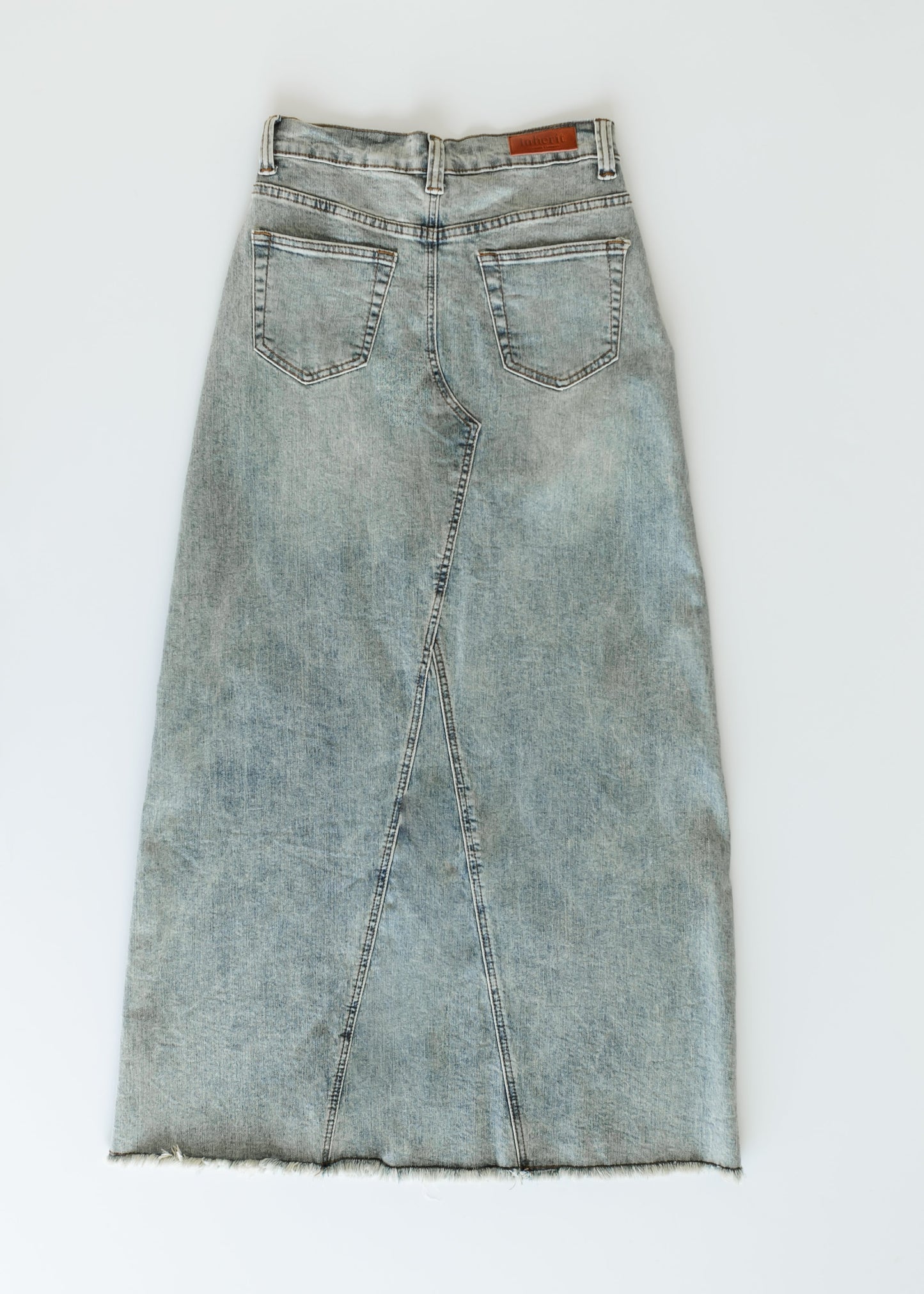 Piper A-line Long Denim Maxi Skirt - FINAL SALE
