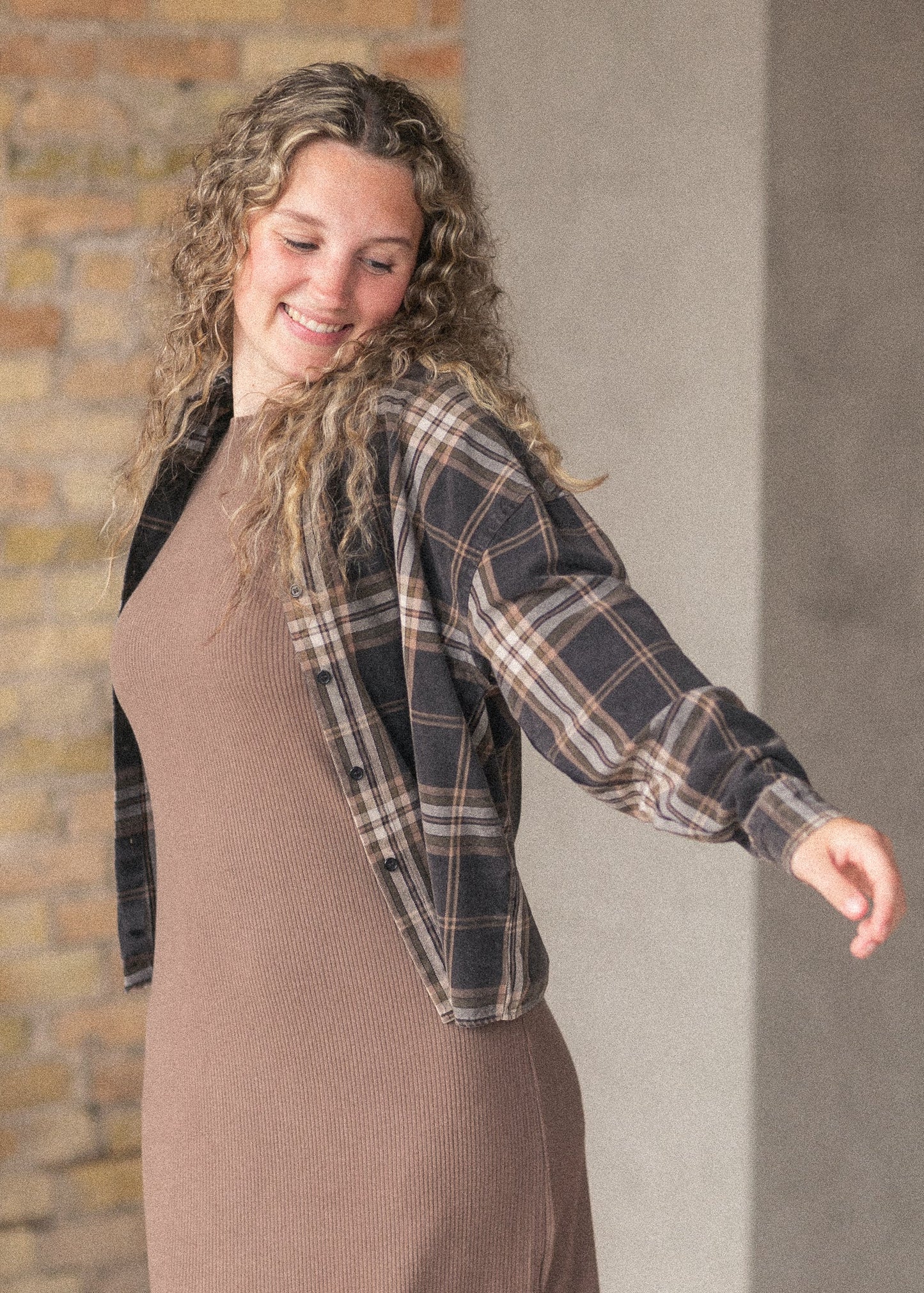 Plaid Button Down Long Sleeve Shirt - FINAL SALE