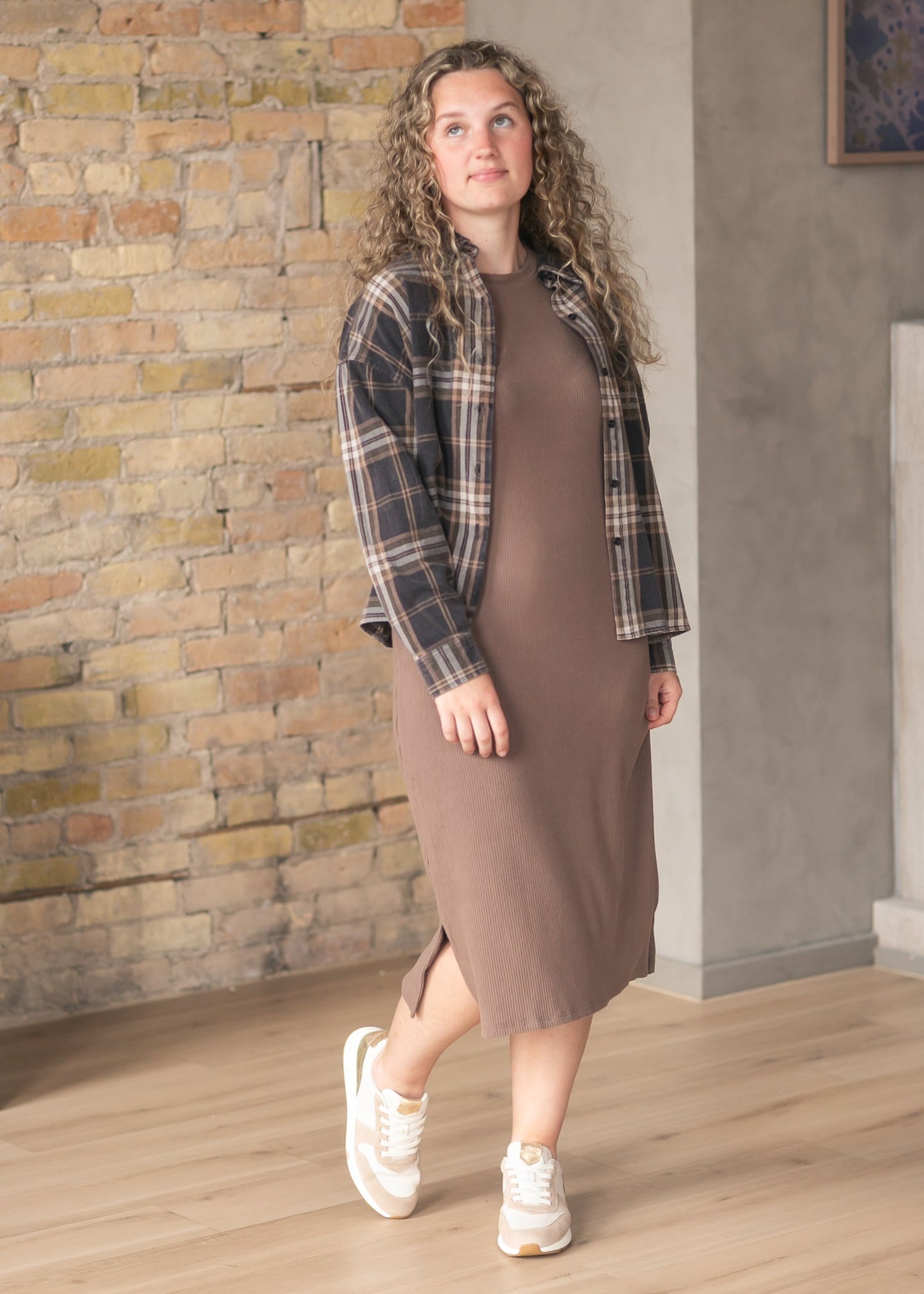 Plaid Button Down Long Sleeve Shirt - FINAL SALE