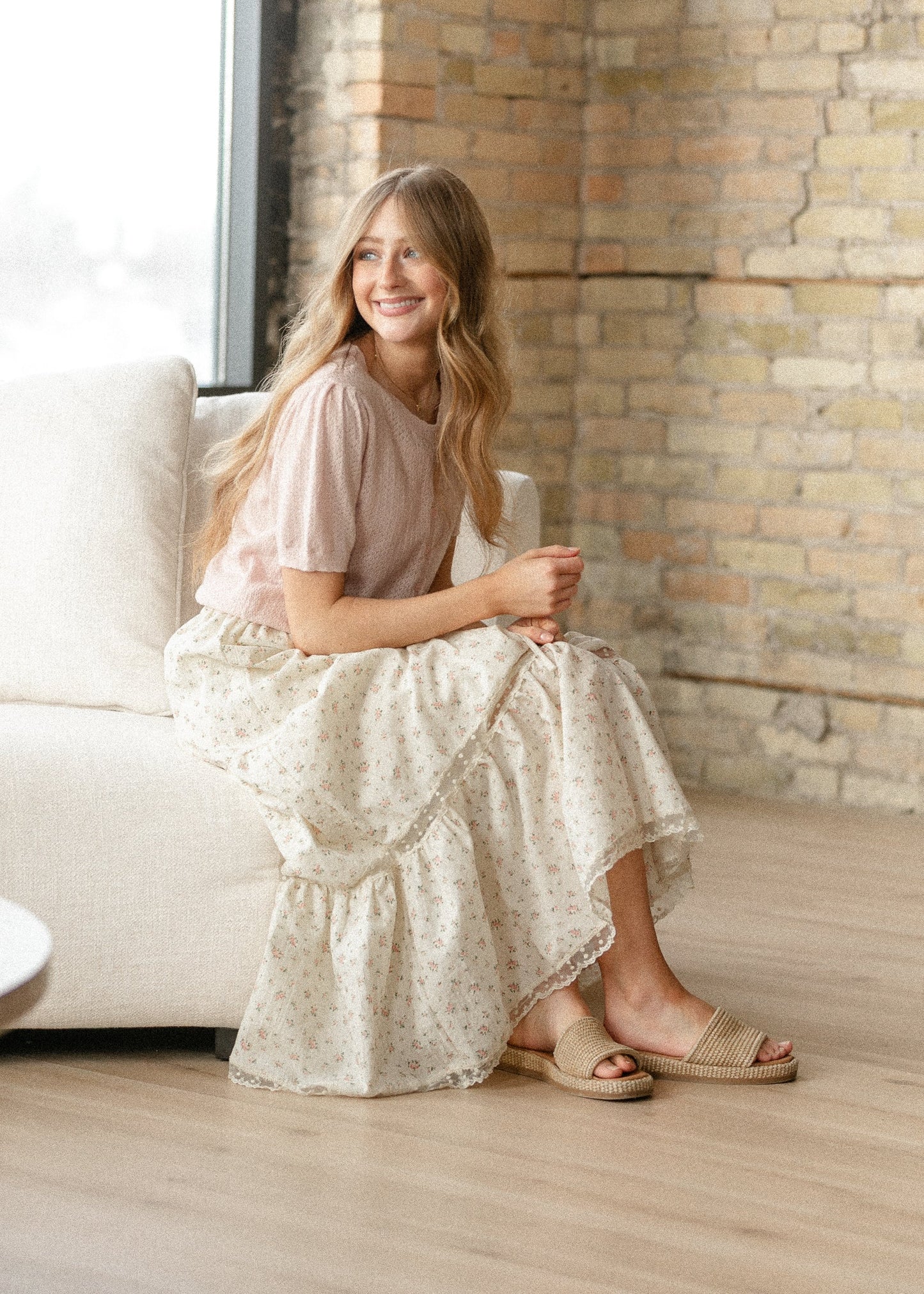 Pointelle Button Front Cardigan