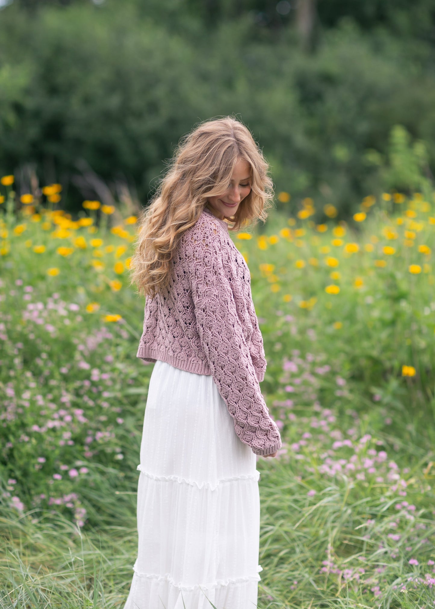 Pointelle Knit Sweater - FINAL SALE