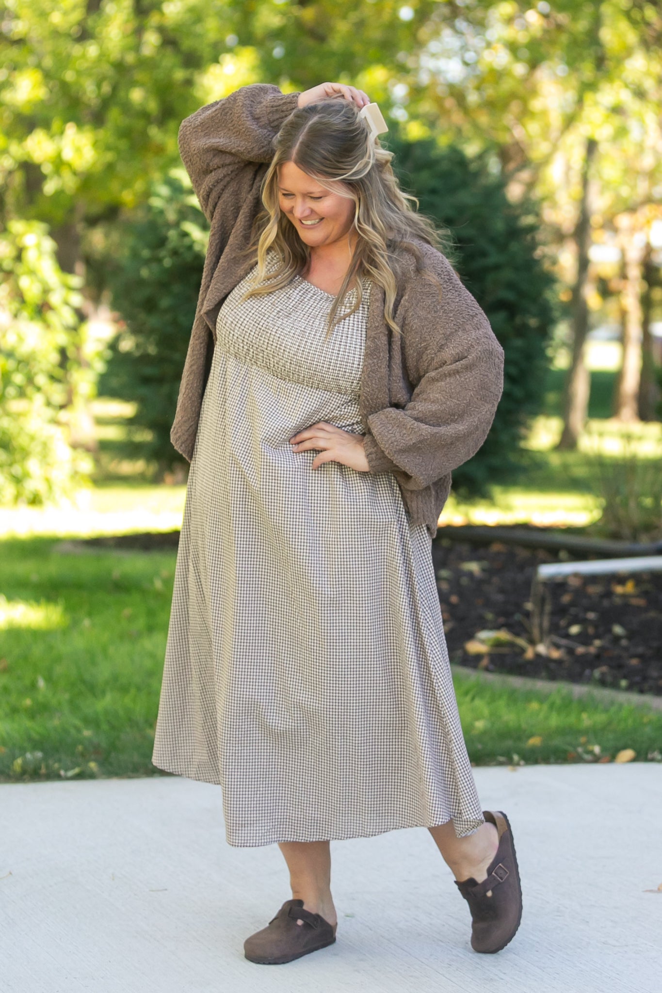 Popcorn Knit Open Front Cardigan - FINAL SALE