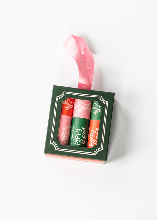Poppy & Pout Lip Balm Ornament - FINAL SALE