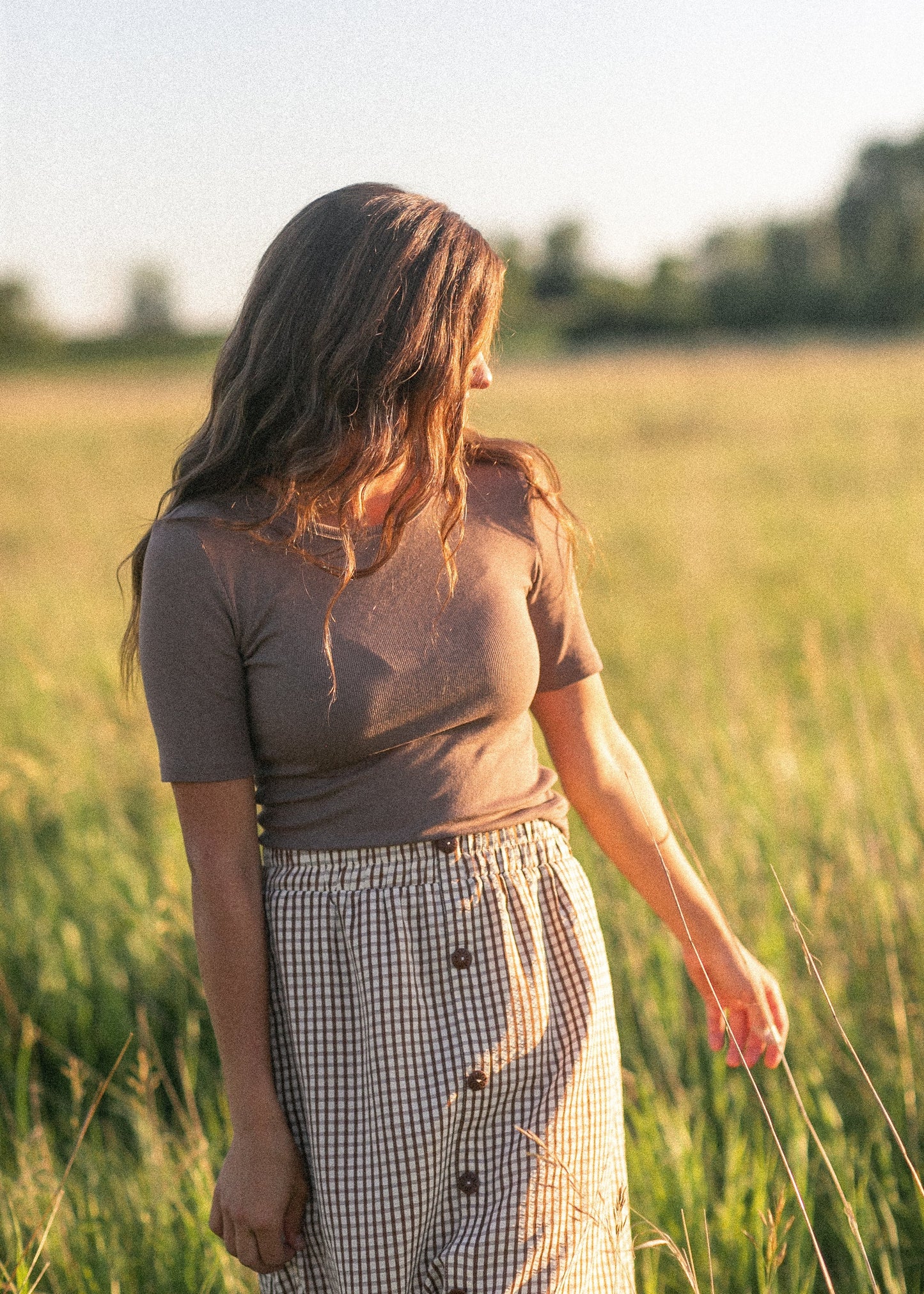 McKenna Gingham Maxi Skirt - FINAL SALE