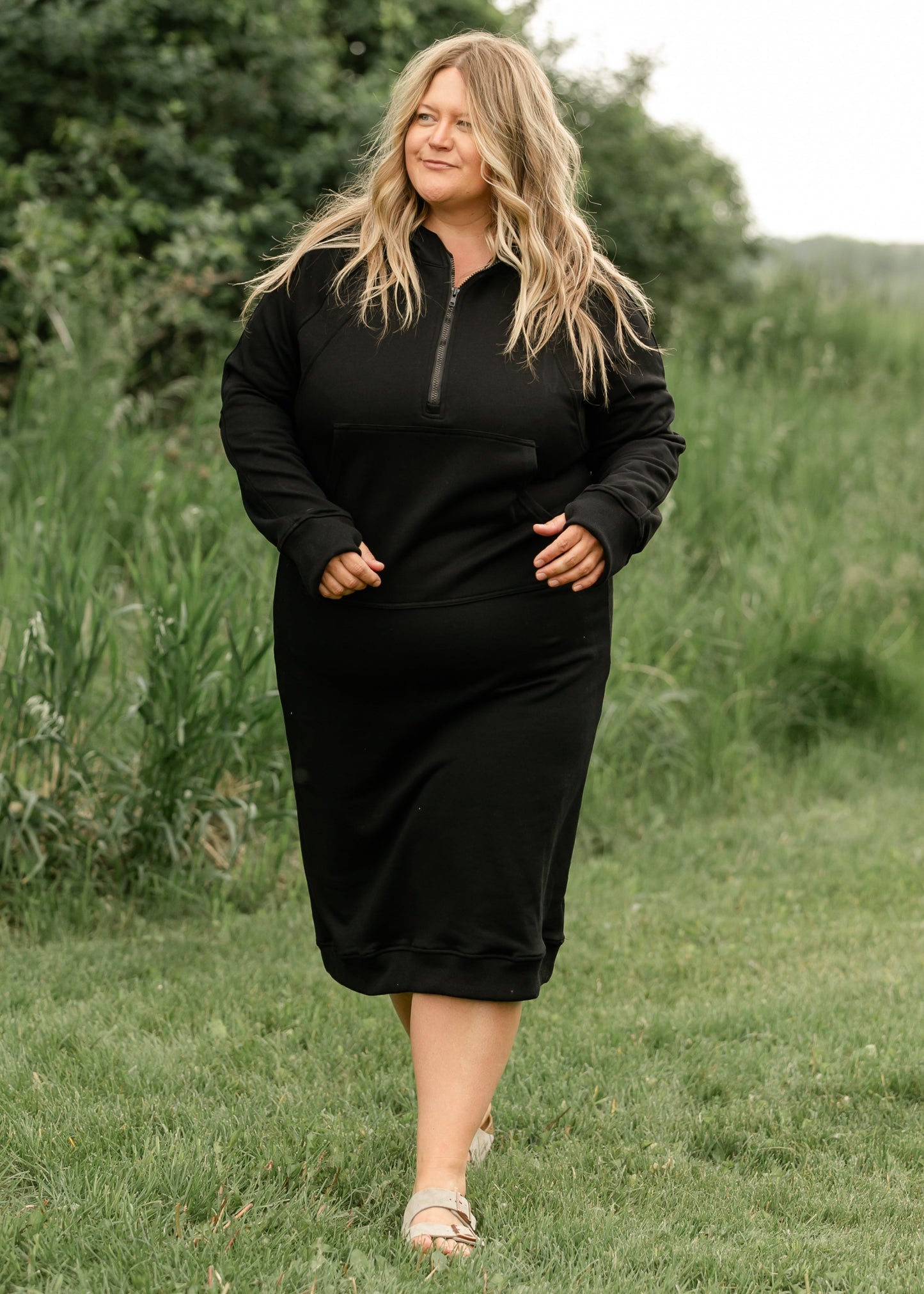 Tayla Hoodie Sweatshirt Dress - FINAL SALE