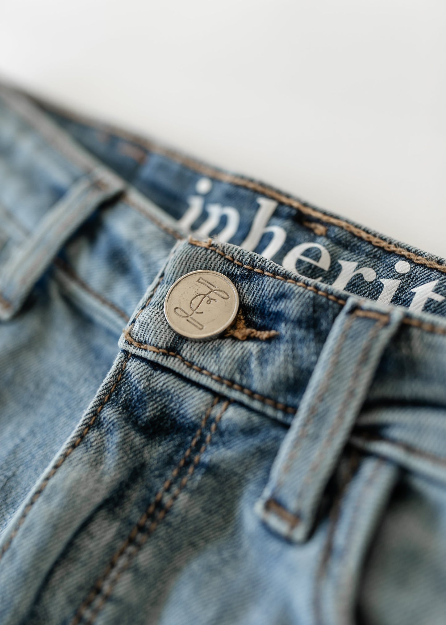 Presley Distressed Denim Midi Skirt - FINAL SALE