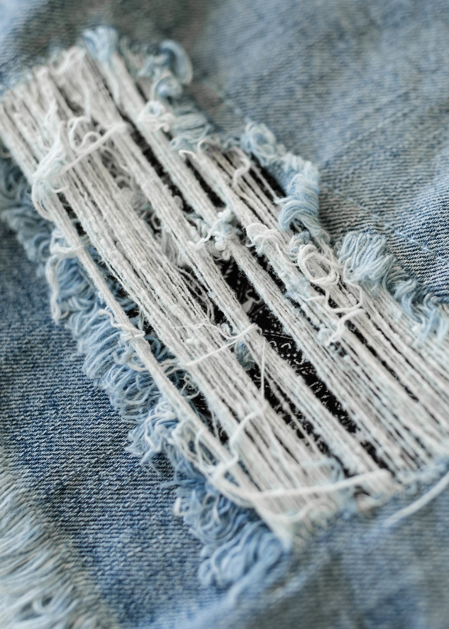 Presley Distressed Denim Midi Skirt - FINAL SALE
