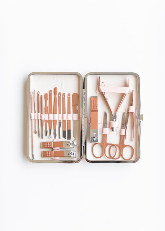 Professional Manicure Portable Travel Nail Kit