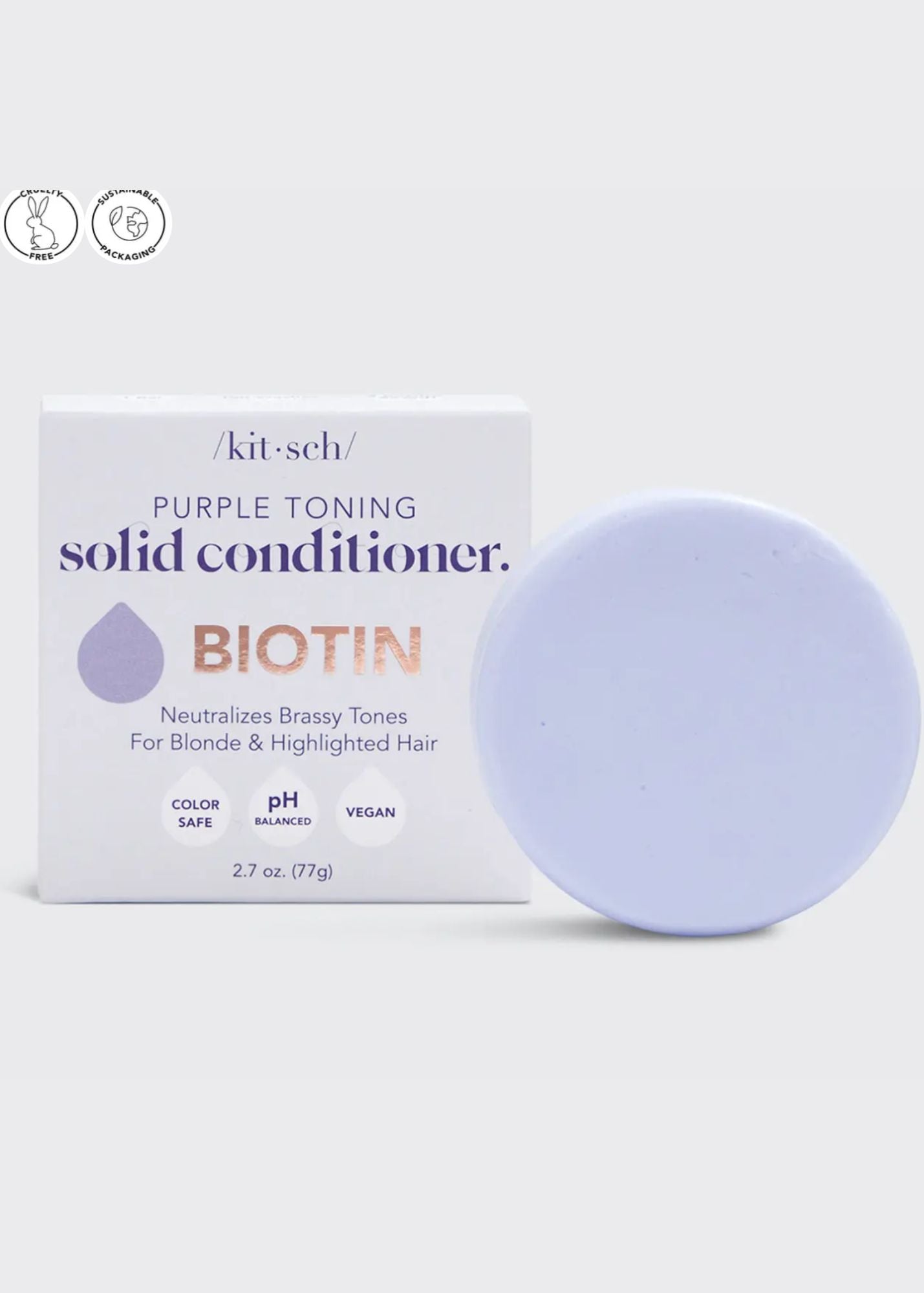 Kitsch™ Purple Toning Shampoo + Conditioner Bar