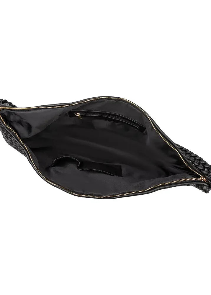 Raquel Recycled Black Laptop Shoulder Bag