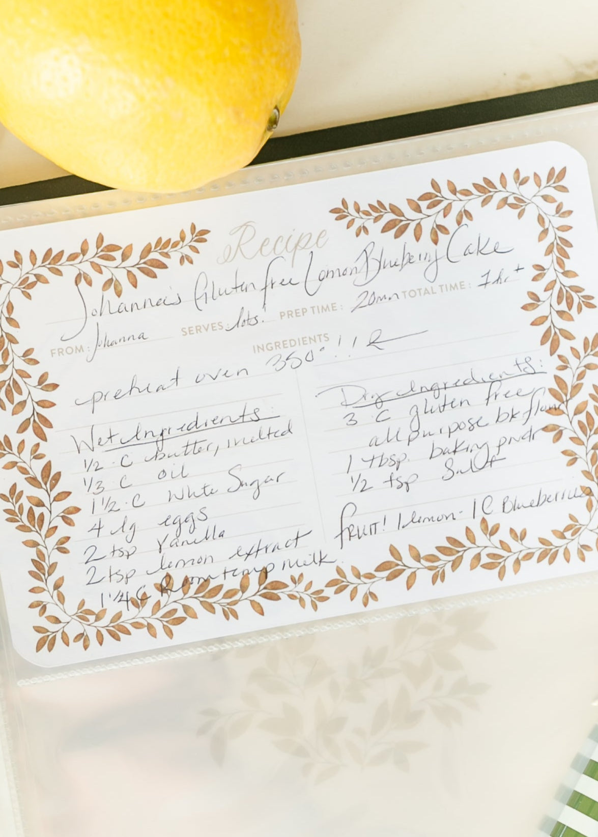 Recipe Cards 50 pc. Set - FINAL SALE