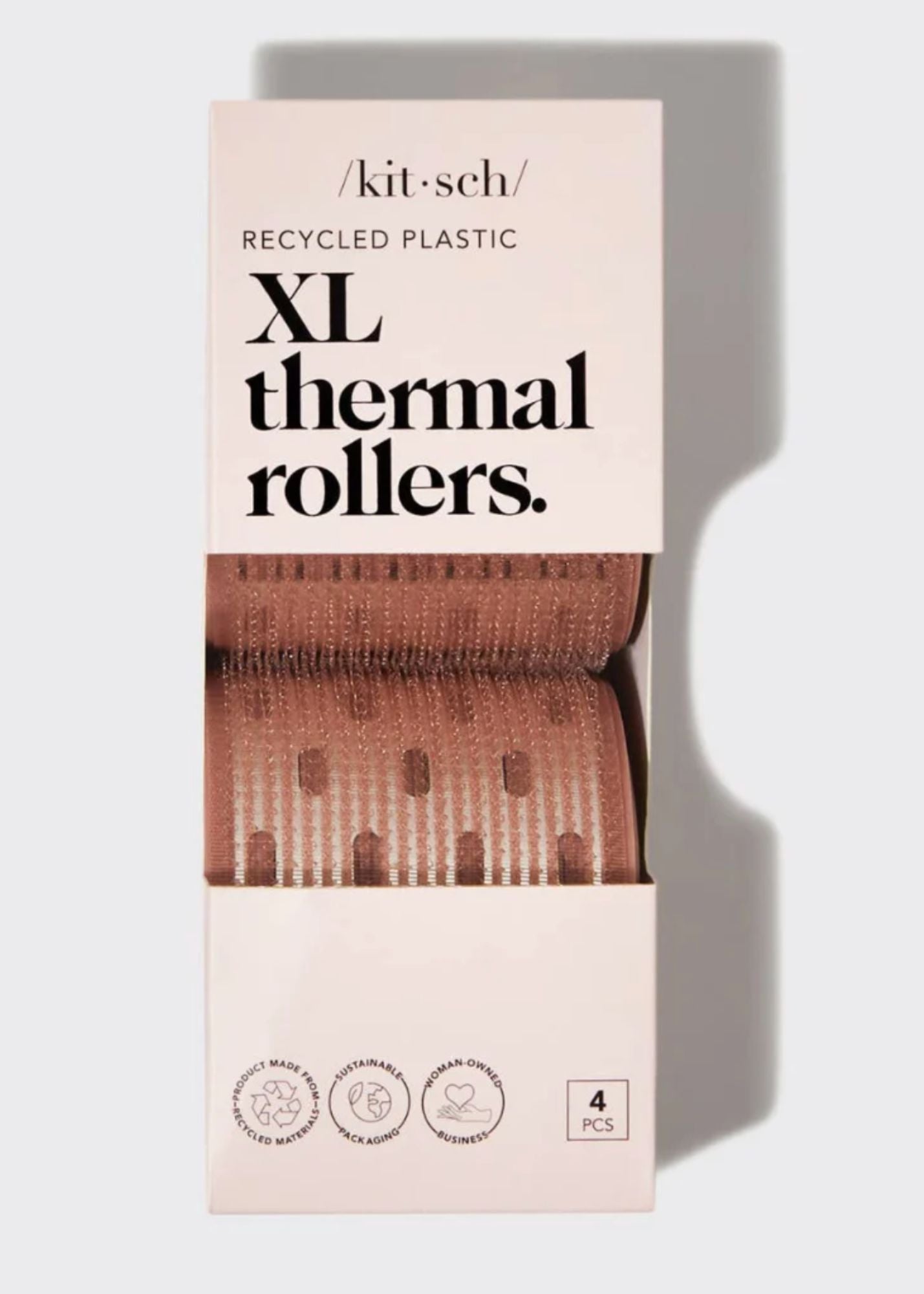 Kitsch™ Recycled Plastic XL Thermal Rollers 4pc Set