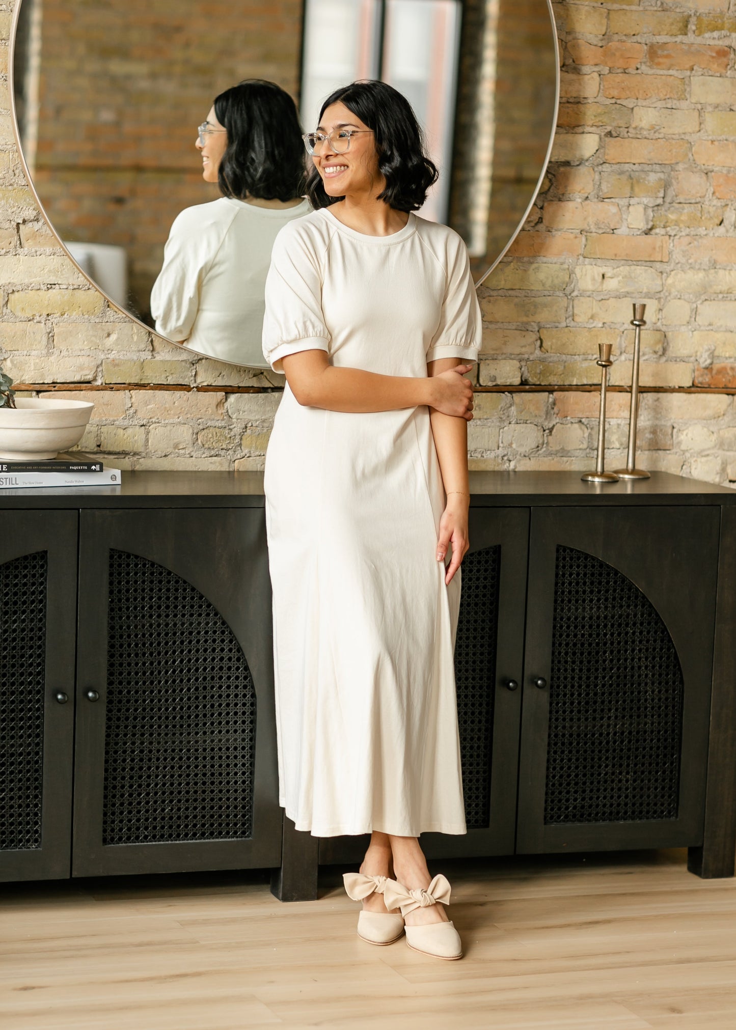 Relaxed A-line Knit Maxi Dress - FINAL SALE