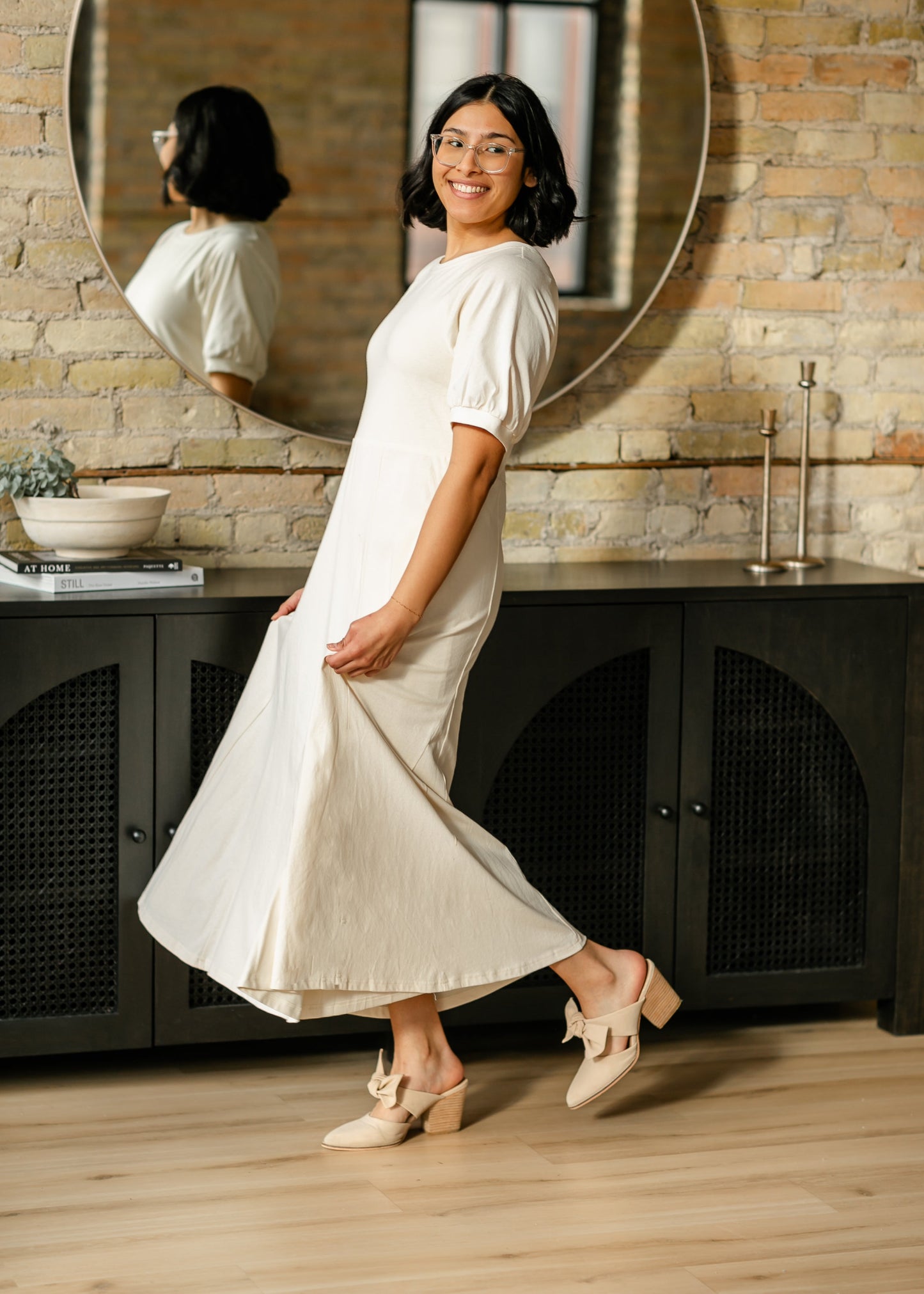 Relaxed A-line Knit Maxi Dress - FINAL SALE