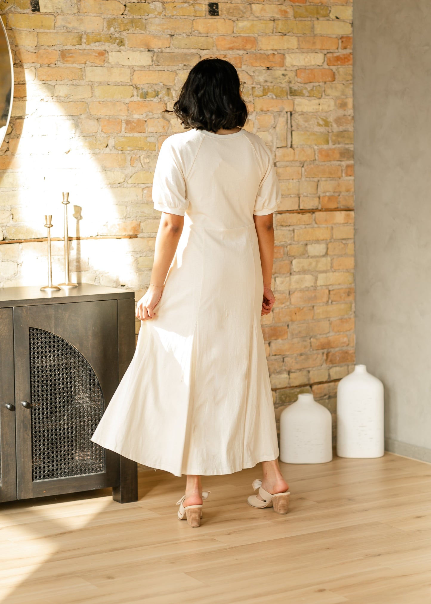 Relaxed A-line Knit Maxi Dress - FINAL SALE
