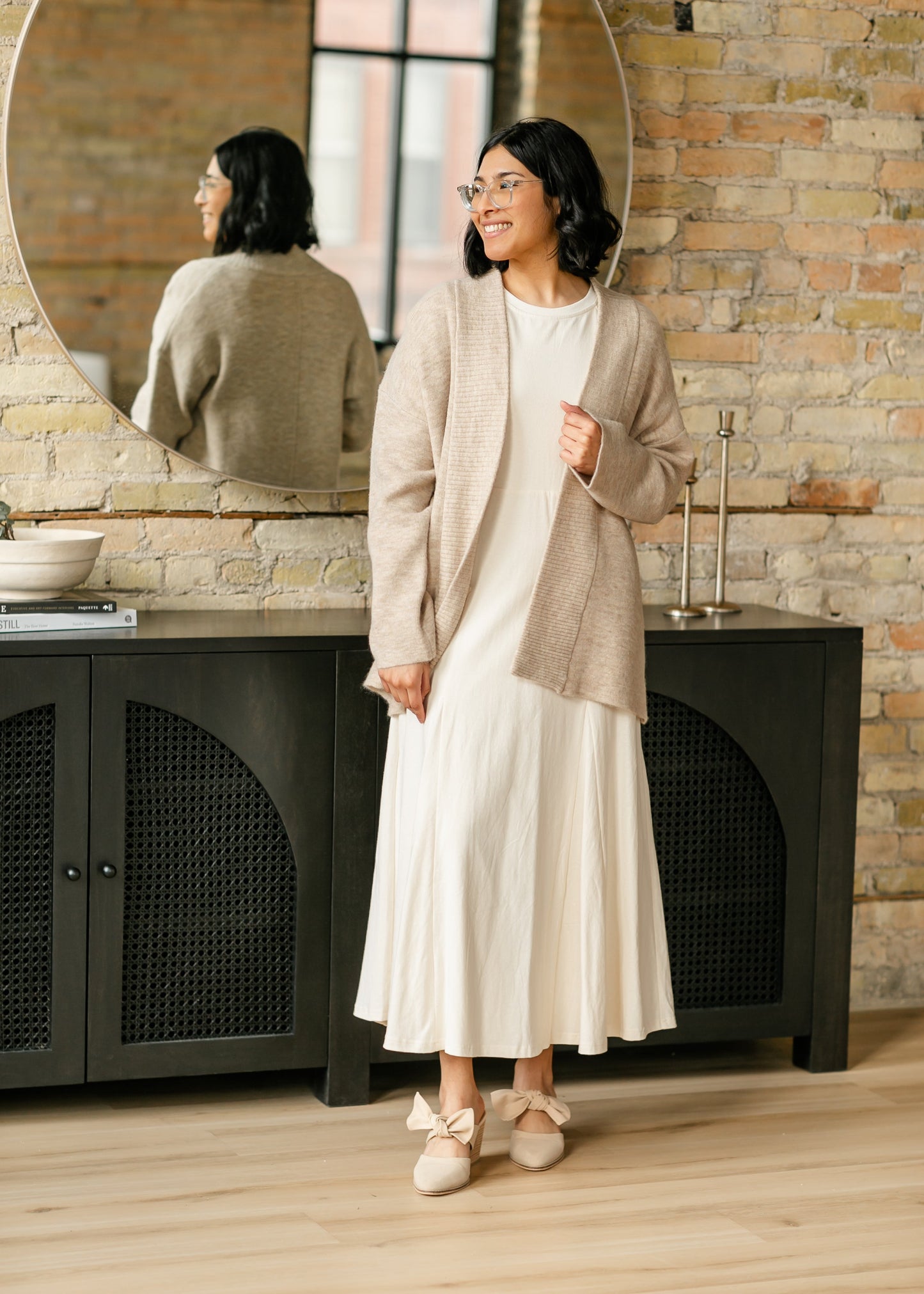 Relaxed A-line Knit Maxi Dress - FINAL SALE