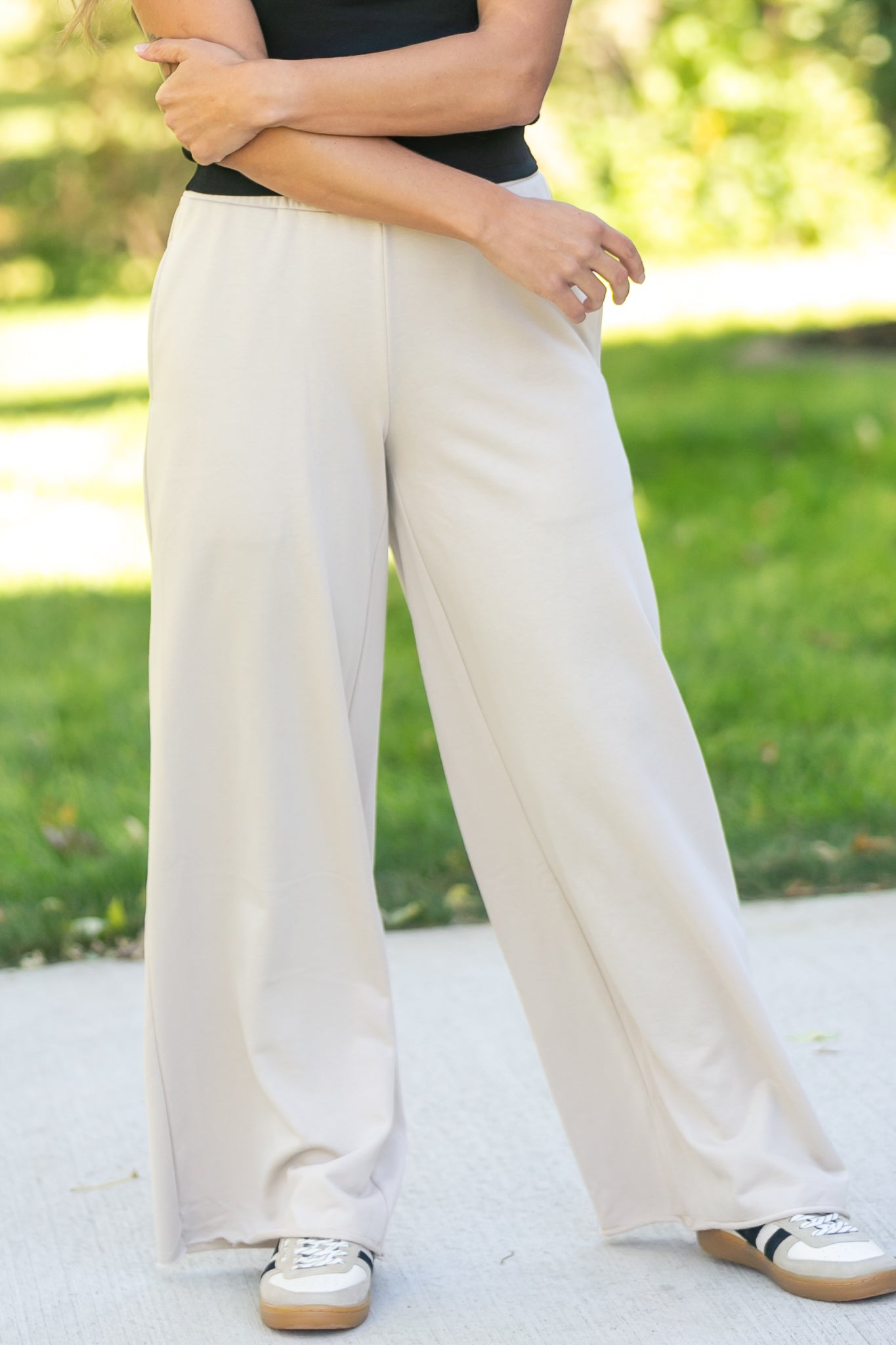 Relaxed Wide Leg Sweatpants - FINAL SALE