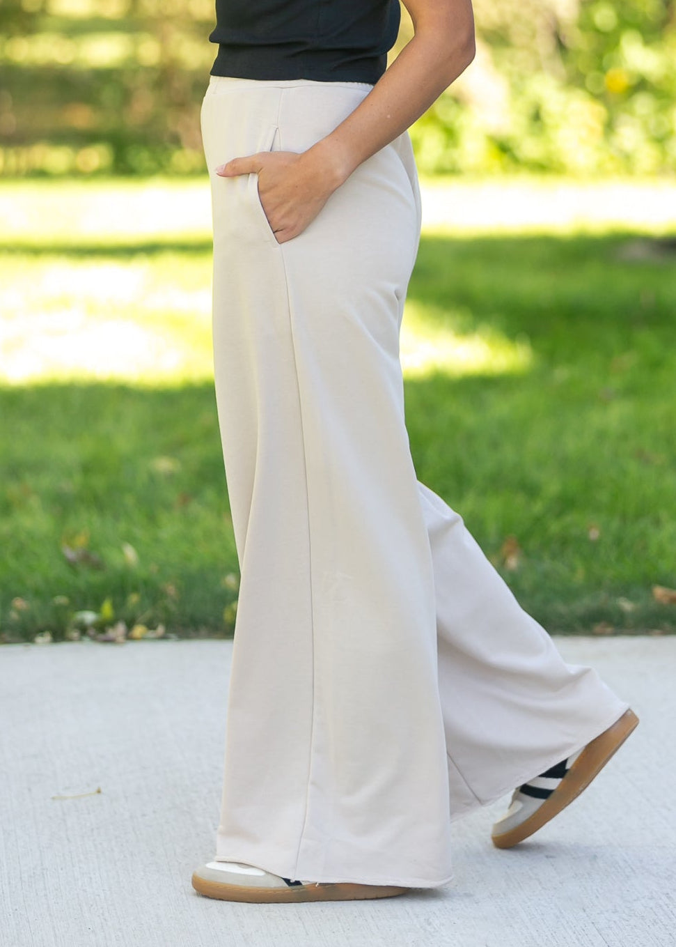 Relaxed Wide Leg Sweatpants - FINAL SALE