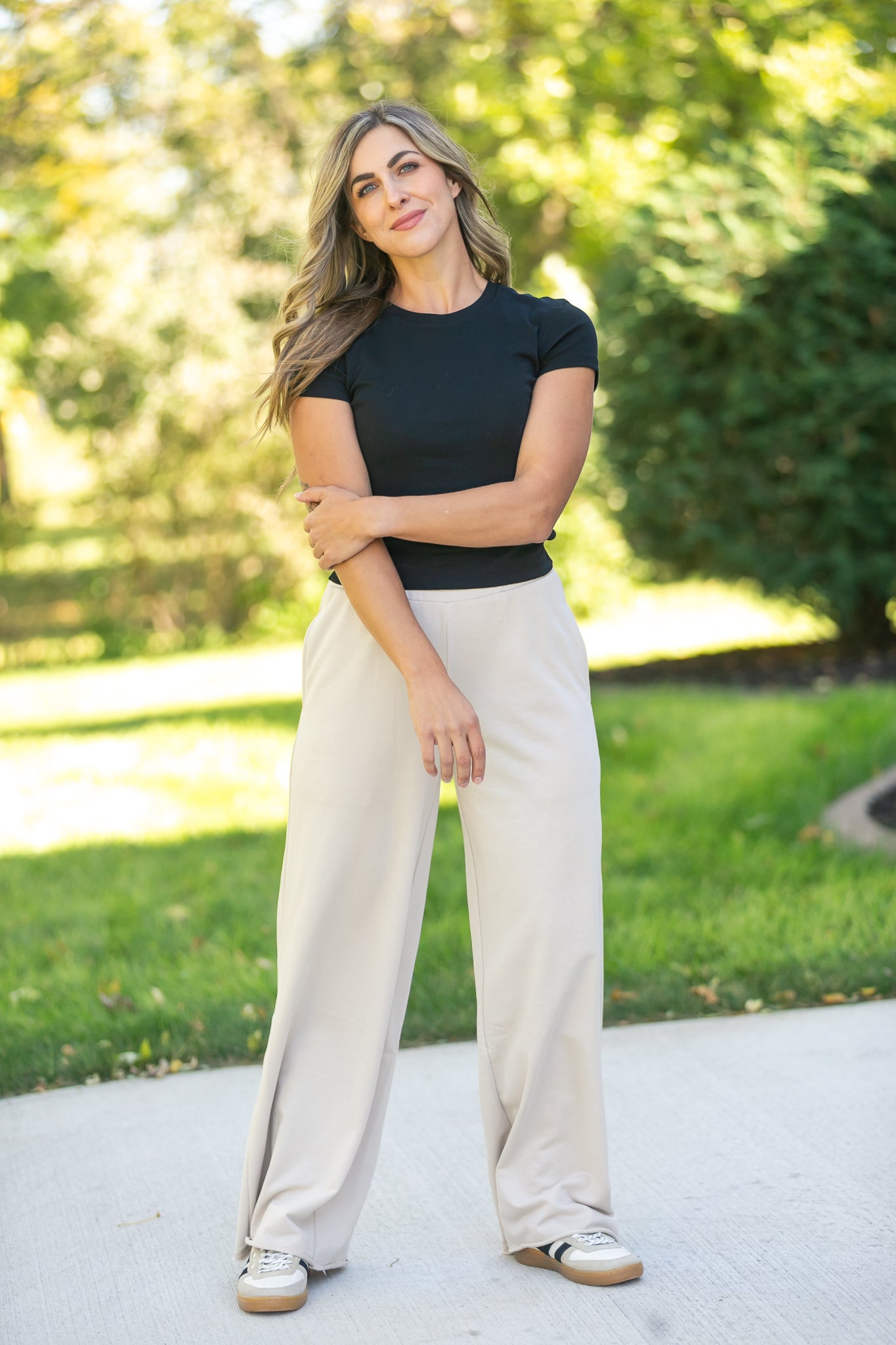 Relaxed Wide Leg Sweatpants - FINAL SALE
