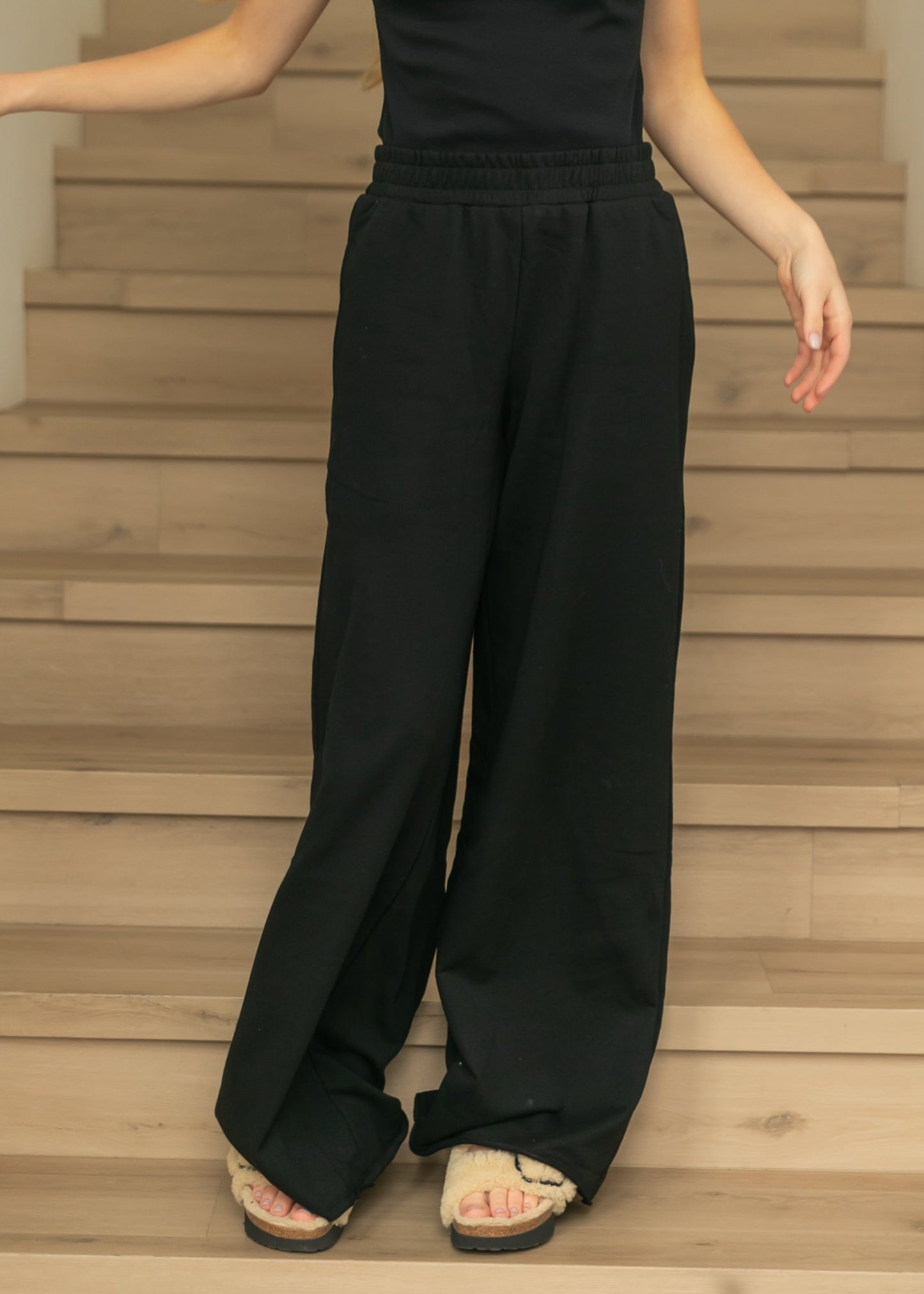 Relaxed Wide Leg Sweatpants - FINAL SALE