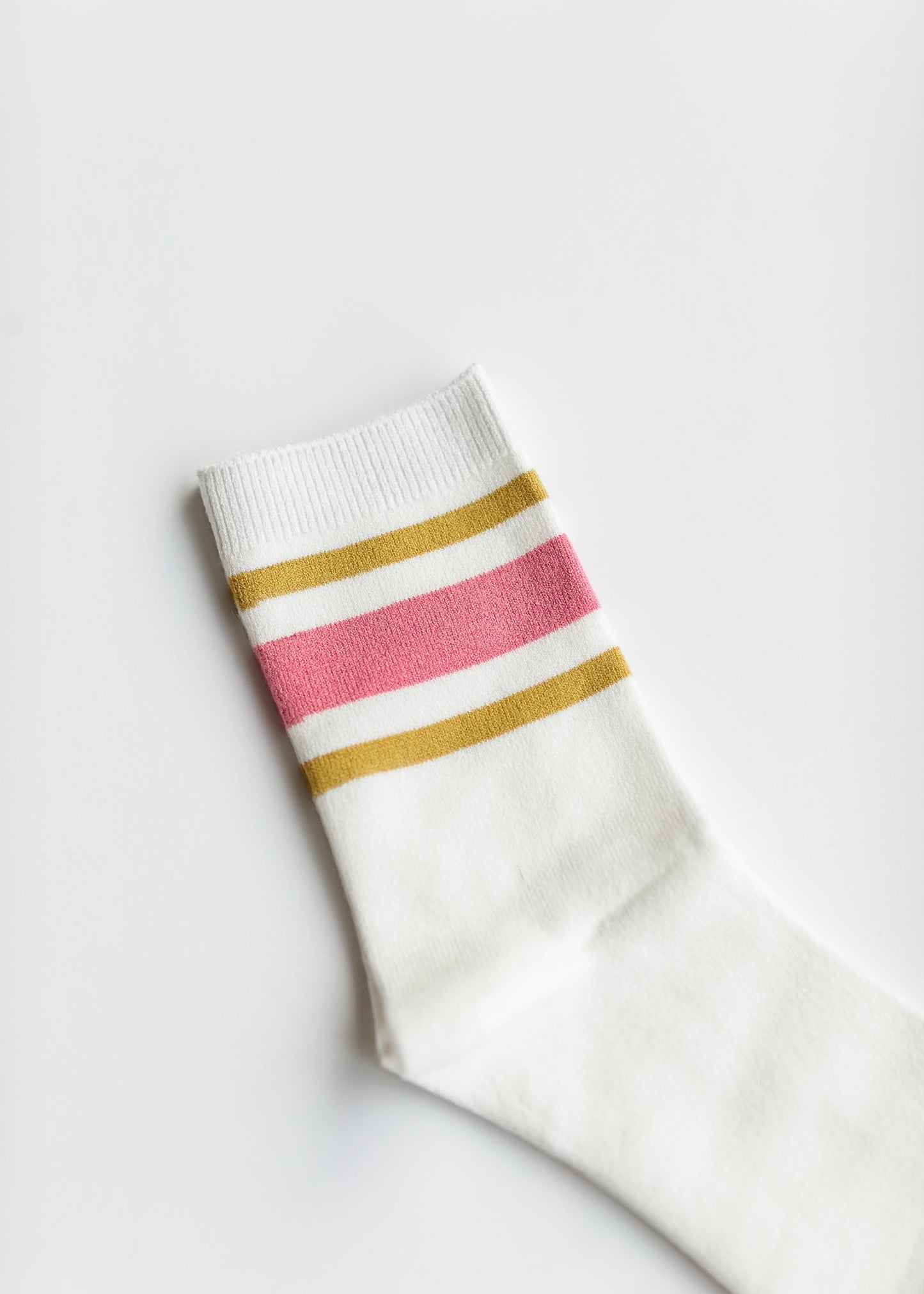 Retro Stripe Style Crew Socks - FINAL SALE