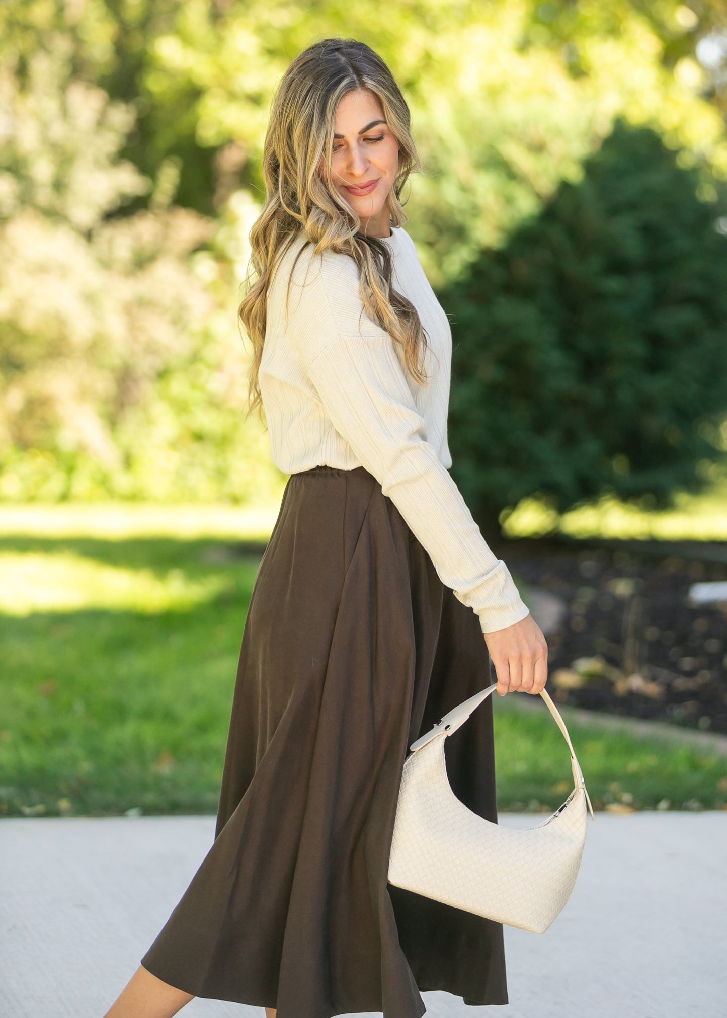 Ribbed Long Sleeve Sweater