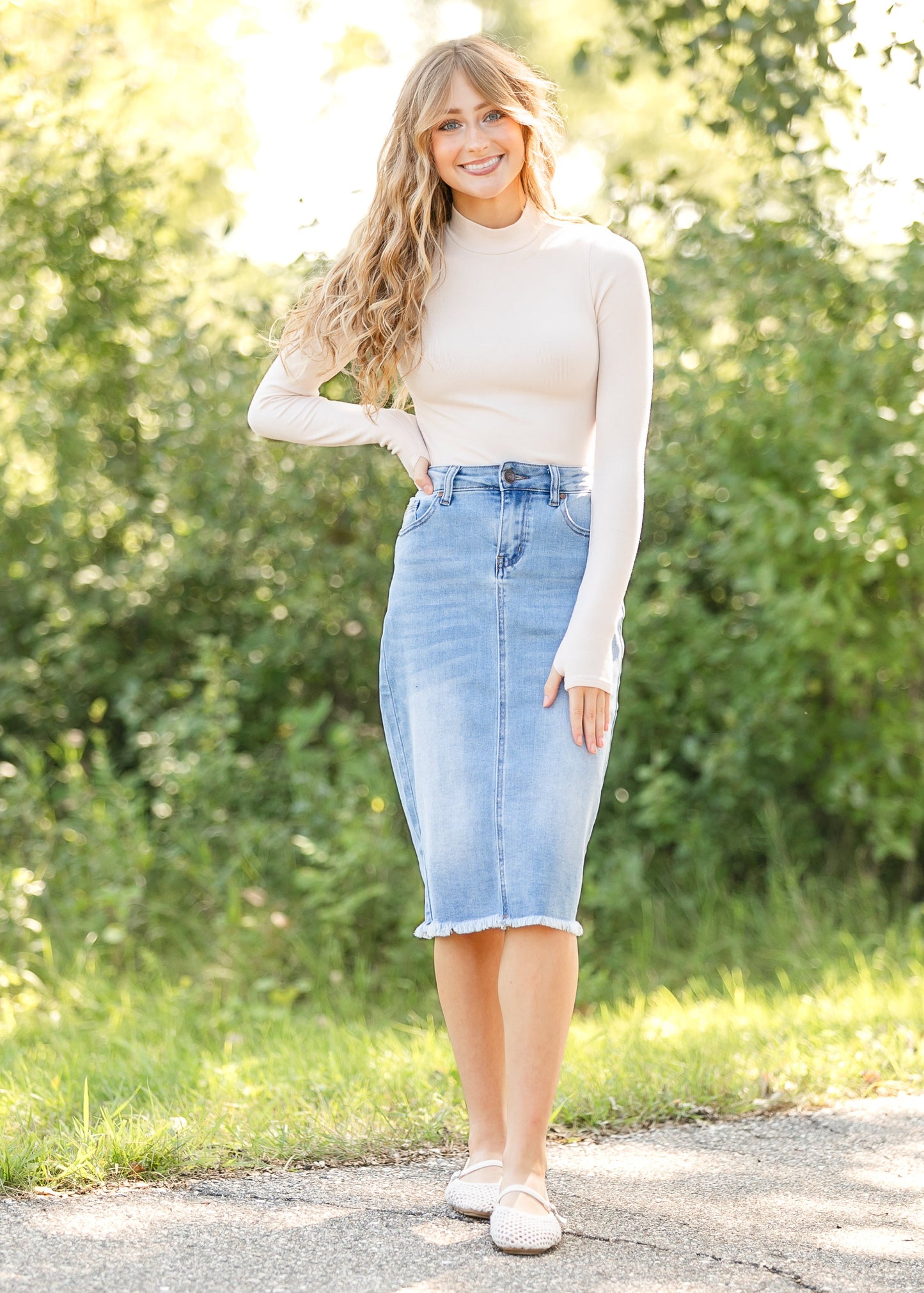 Ronan Mock Neck Top - FINAL SALE