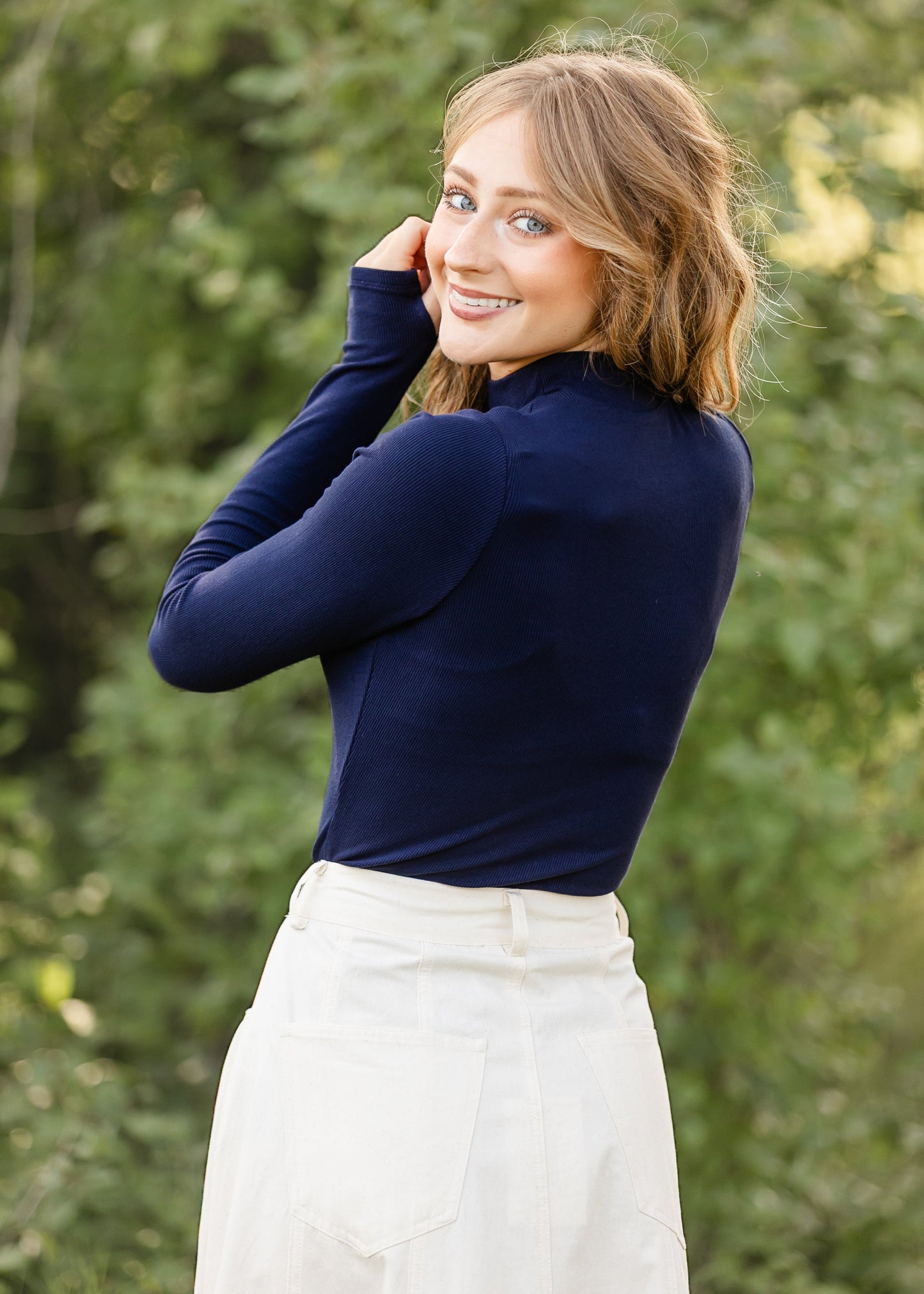 Ronan Mock Neck Top - FINAL SALE